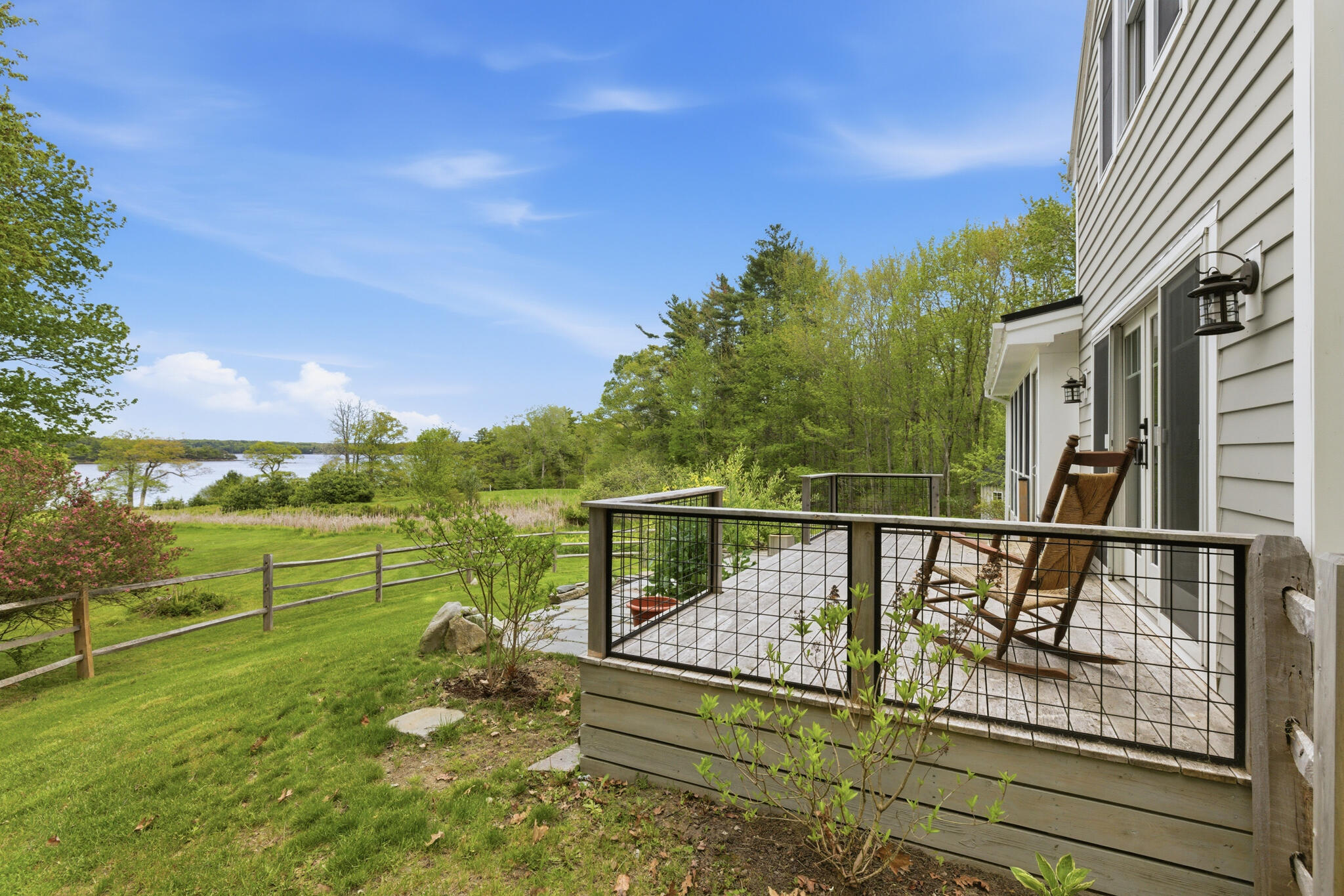 124 Phipps Point Road, Woolwich, ME 04579 Beautiful Deck