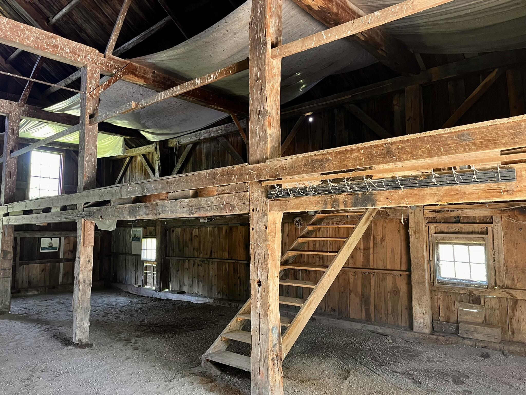 36' x 46' three-story barn, post & beam with centuries of history and charm.