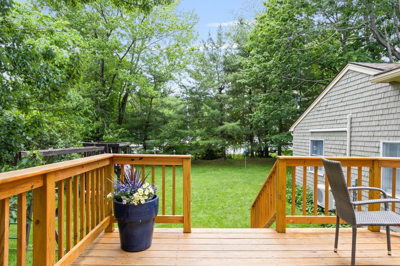 14 Holly Street, Portland, ME 04103 Sundeck steps out to rear fenced in yard space