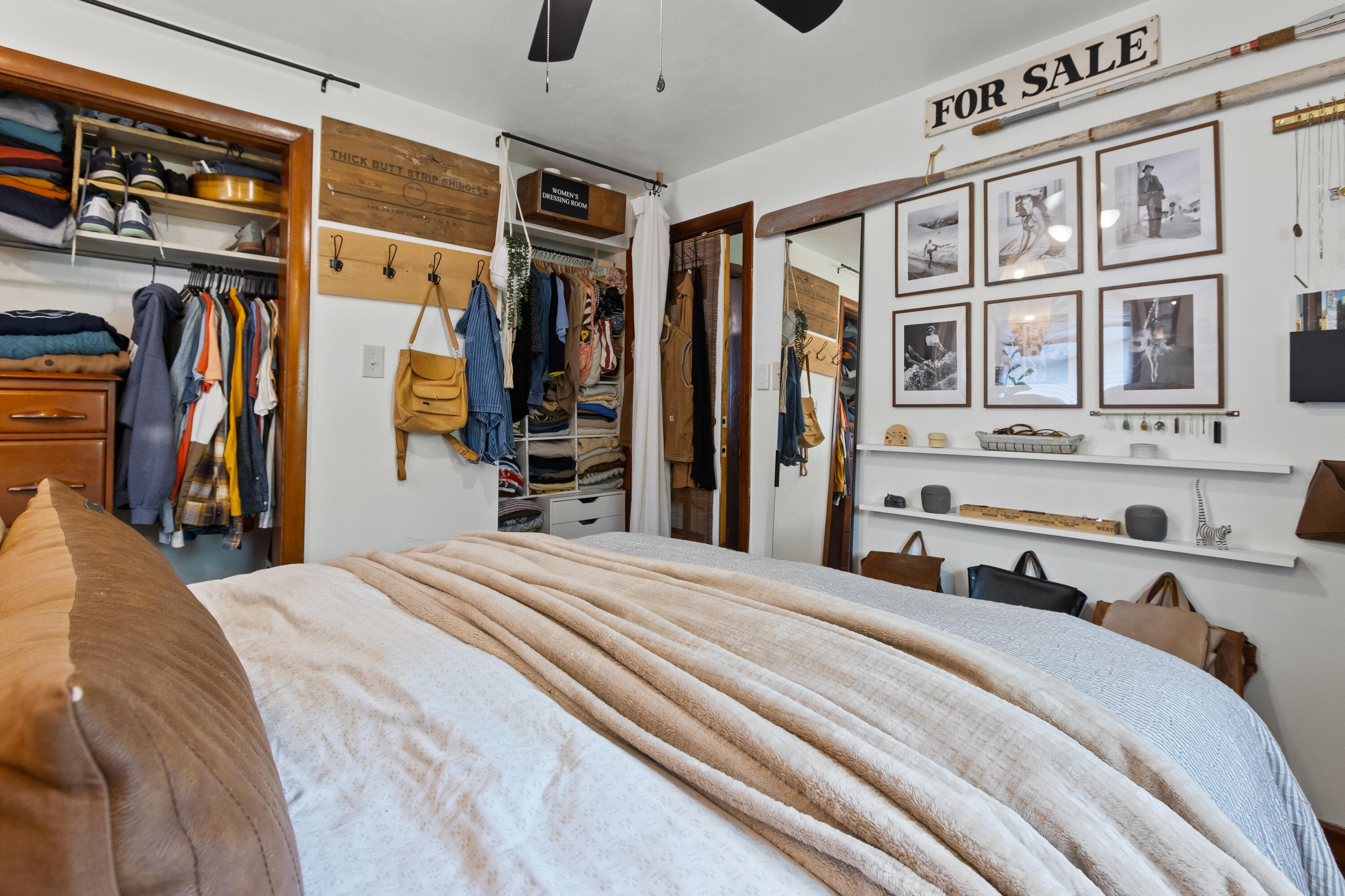 Primary Bedroom, has 2 closets