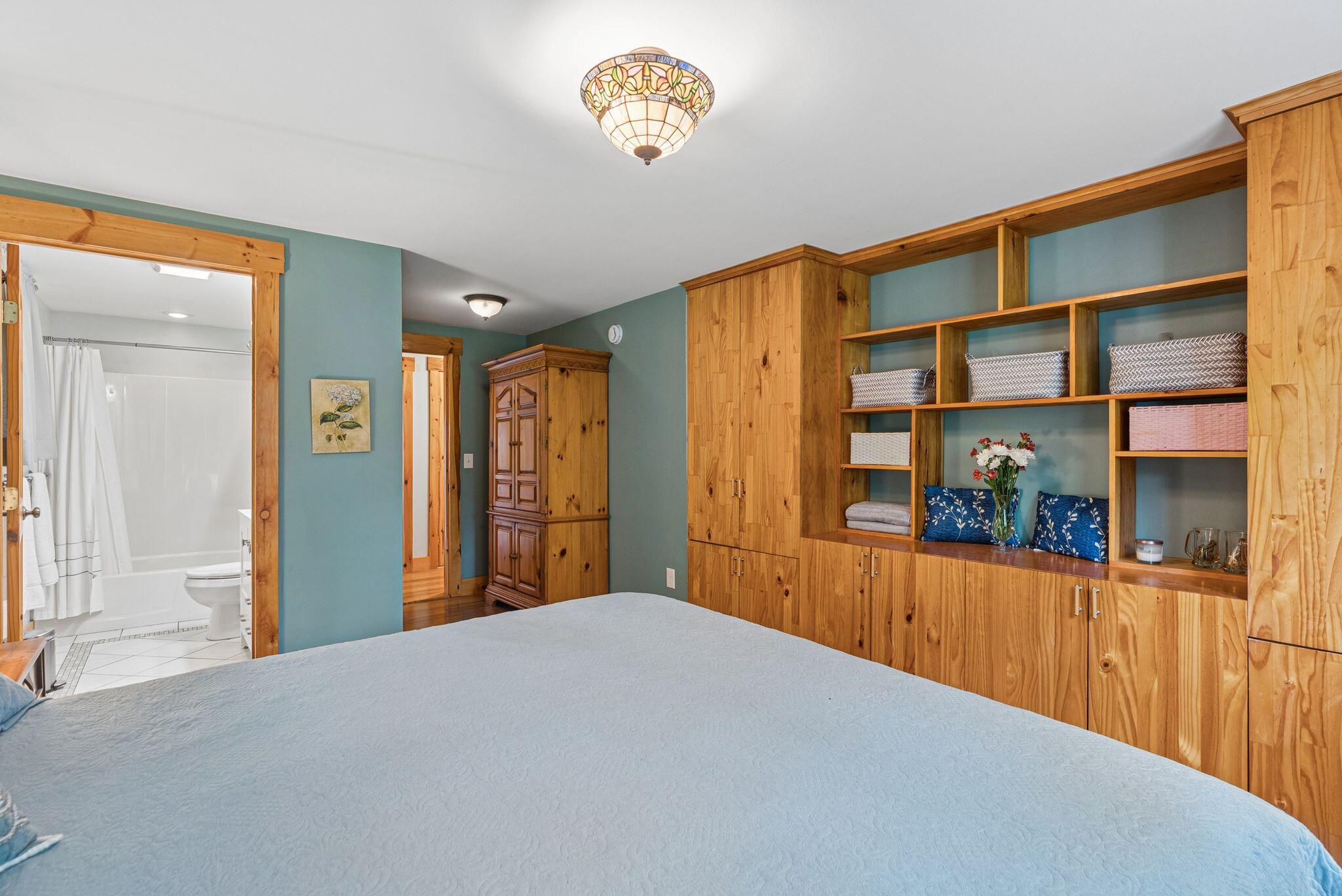 Primary Bedroom with Built-ins
