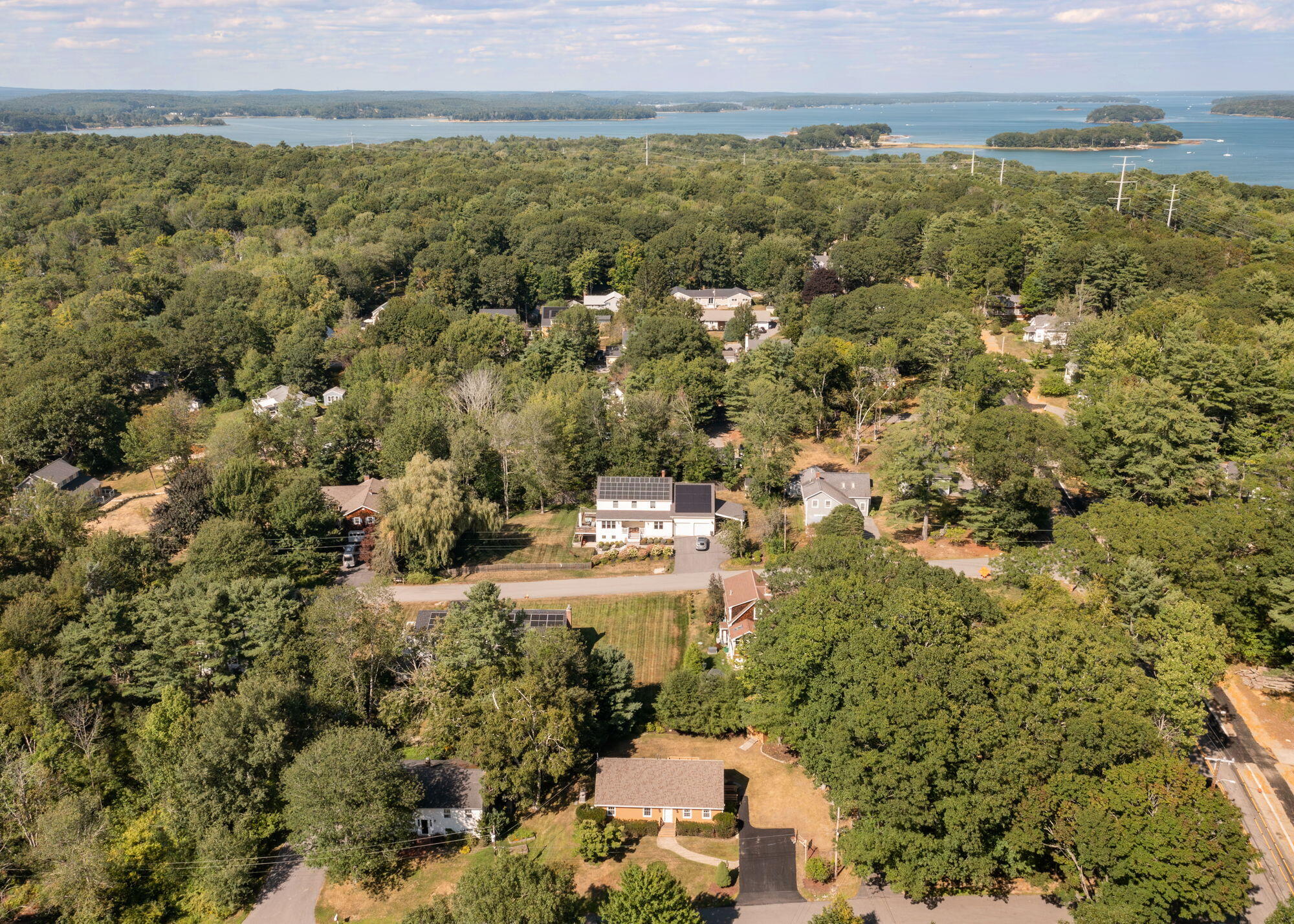 9 Elmwood Avenue, Yarmouth, ME 04096 Aerial View