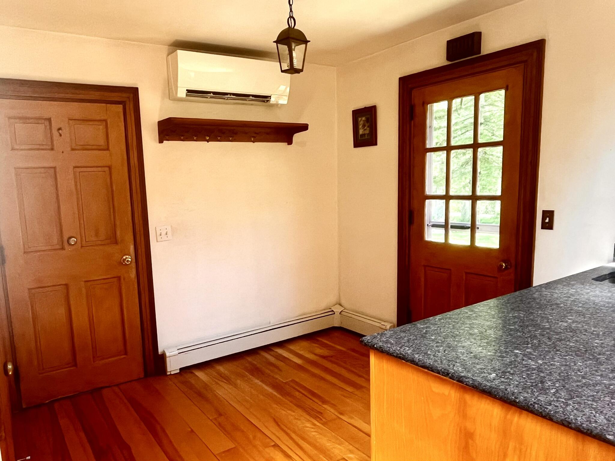 Wonderful entry space for coats and shoes to stay toasty warm.