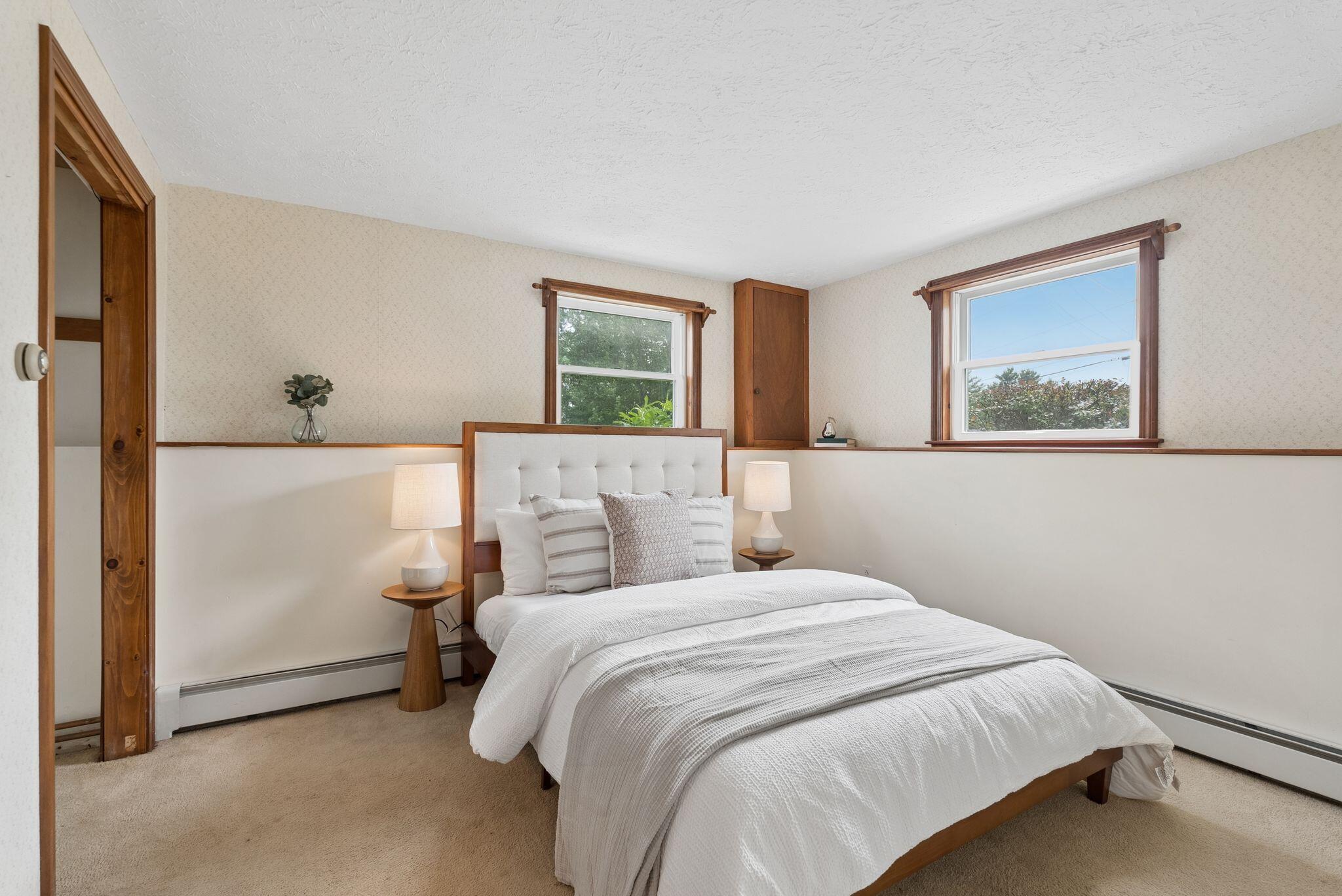 155 Ridge Road, Lisbon, ME 04252 The lower level bedroom offers plenty of privacy.