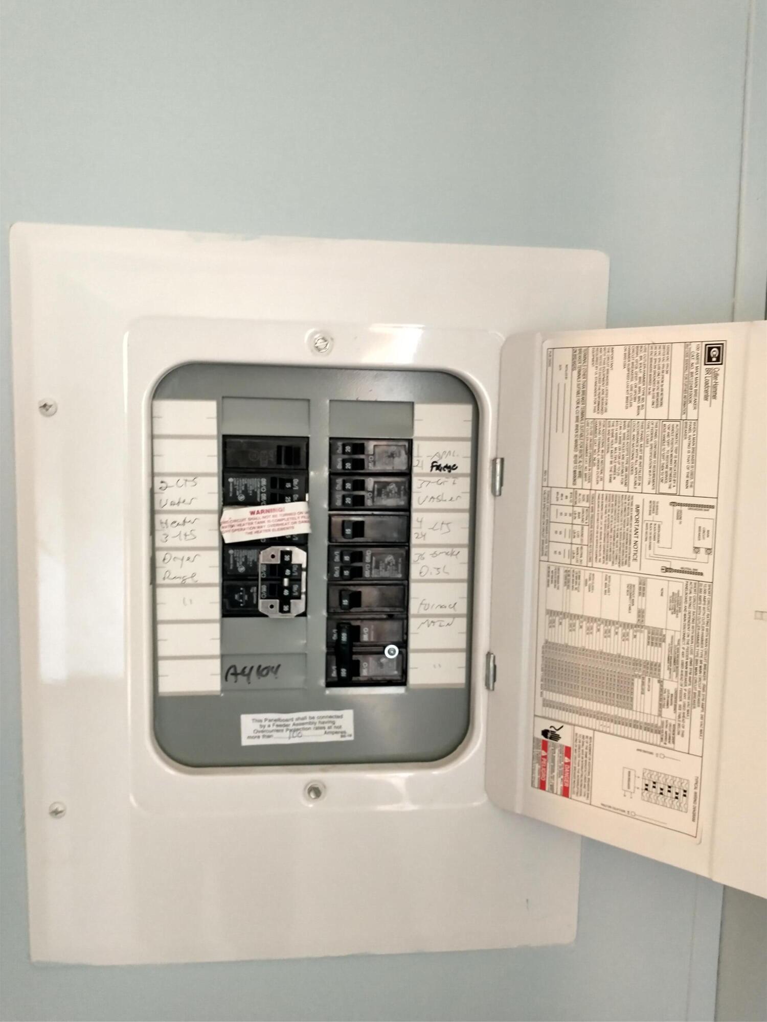 57 Carter Woods, Bradley, ME 04411 Circuit Breaker Box