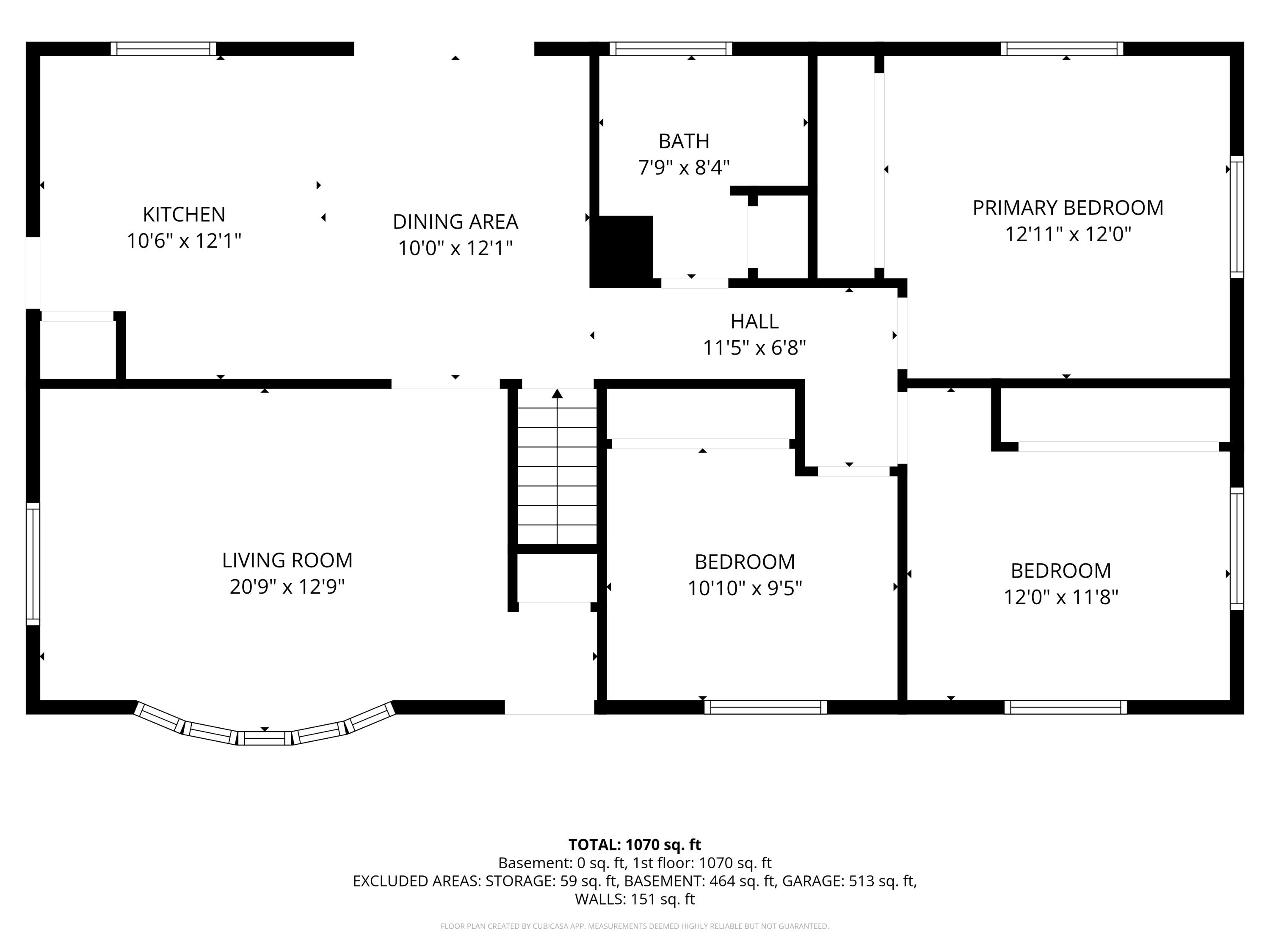 First floor layout