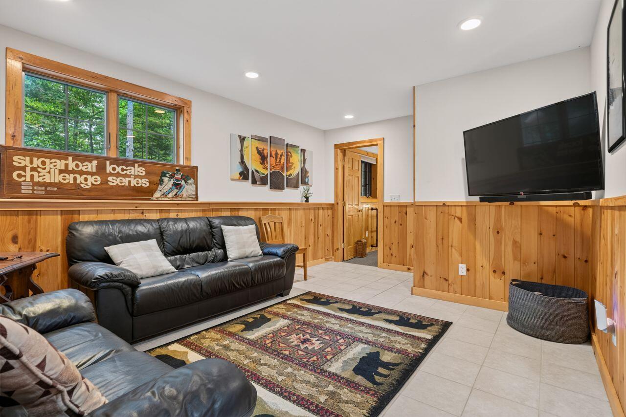 2016 Brook Falls Road, Carrabassett Valley, ME 04947 Downstairs Living Area