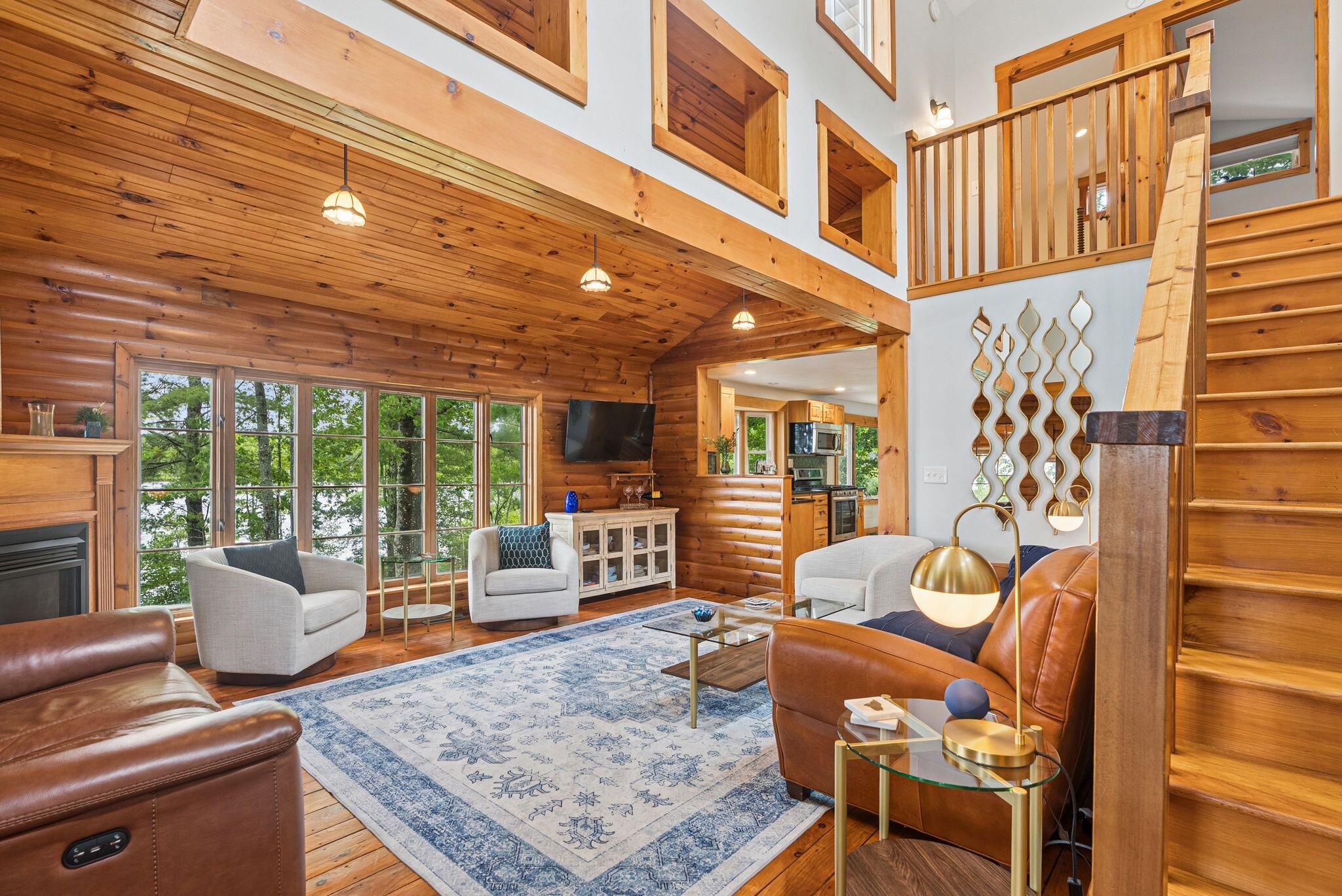 Living Room to Second Level