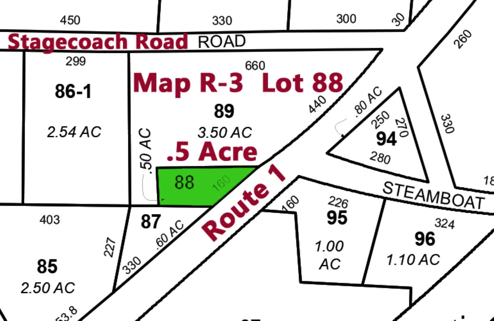 610 U.S. Route 1 Rt 1, Stockton Springs, ME 04981 610 US Rte 1 - Map_R-3 Lot 88 - da_edite