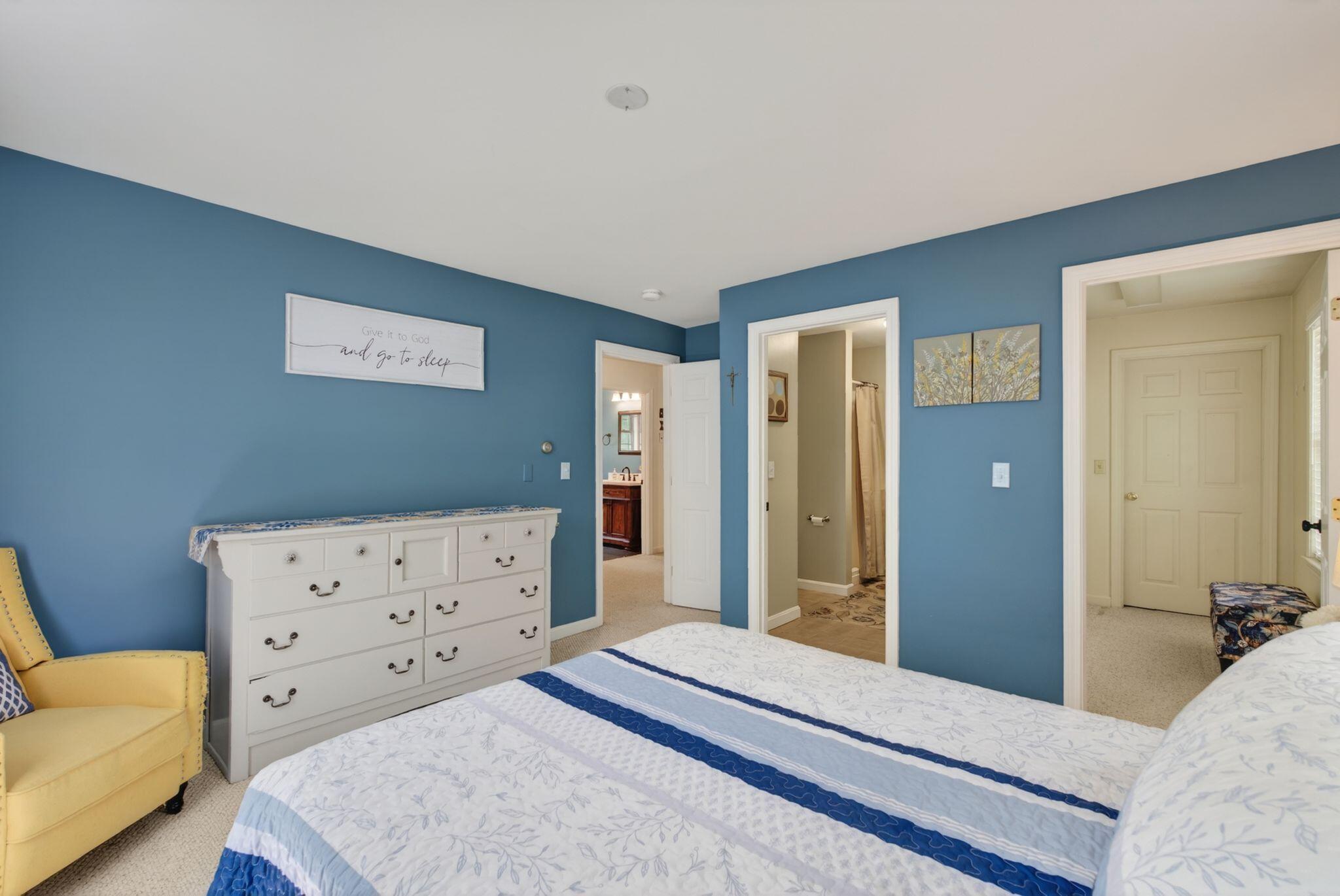Primary bedroom with ensuite