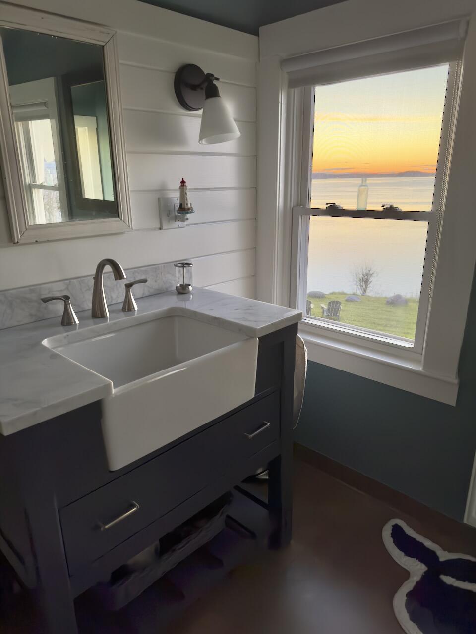 26 Madison Street, Eastport, ME 04631 Sunrise in master bath 2nd floor