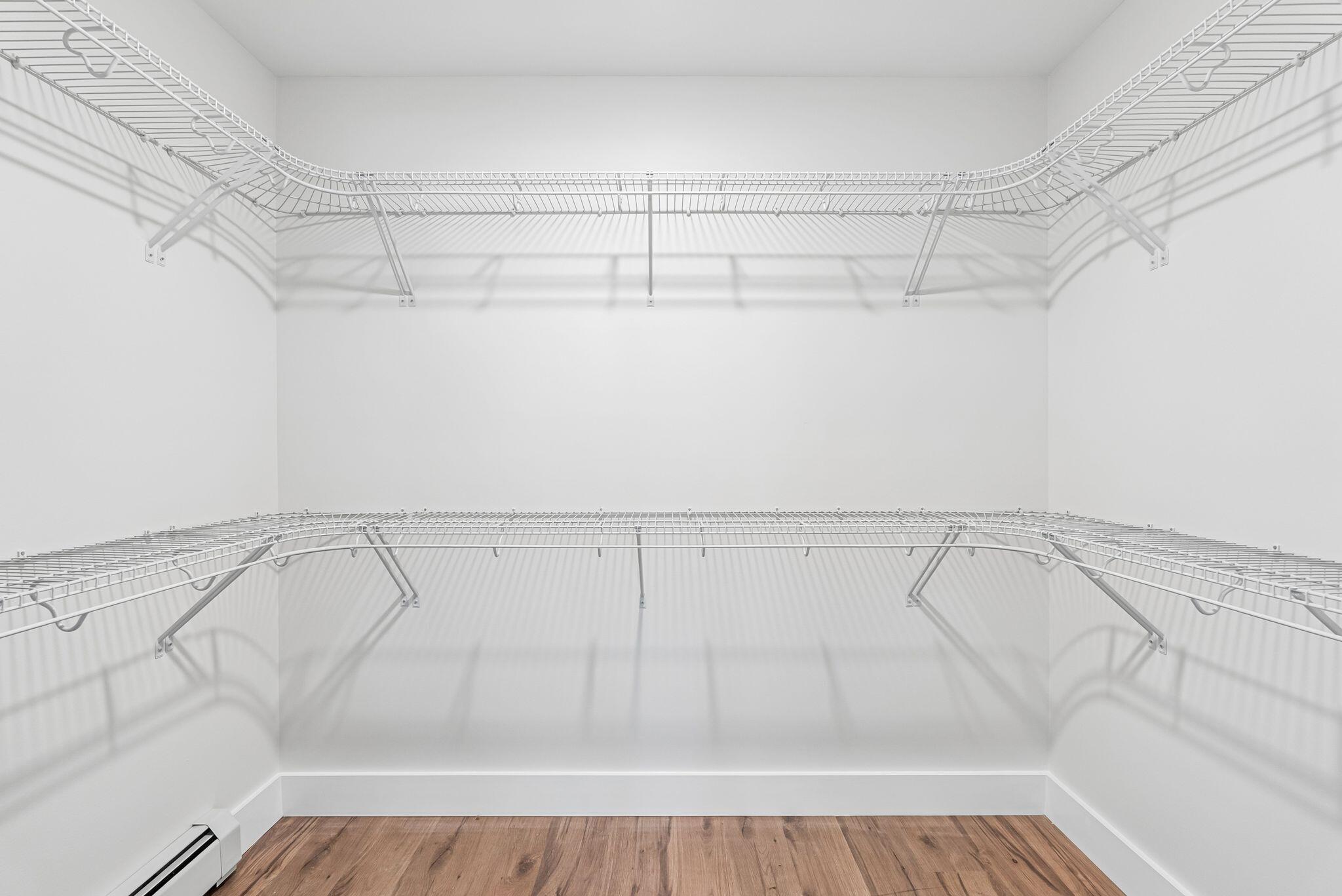 1 of 2 large walk-in closets