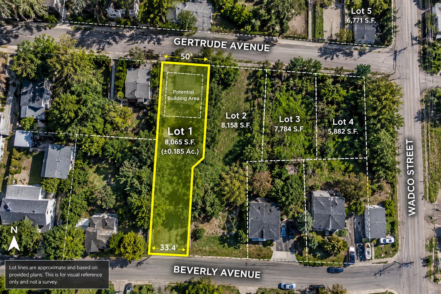 73 Gertrude Avenue, Portland, ME 04103 Aerial View