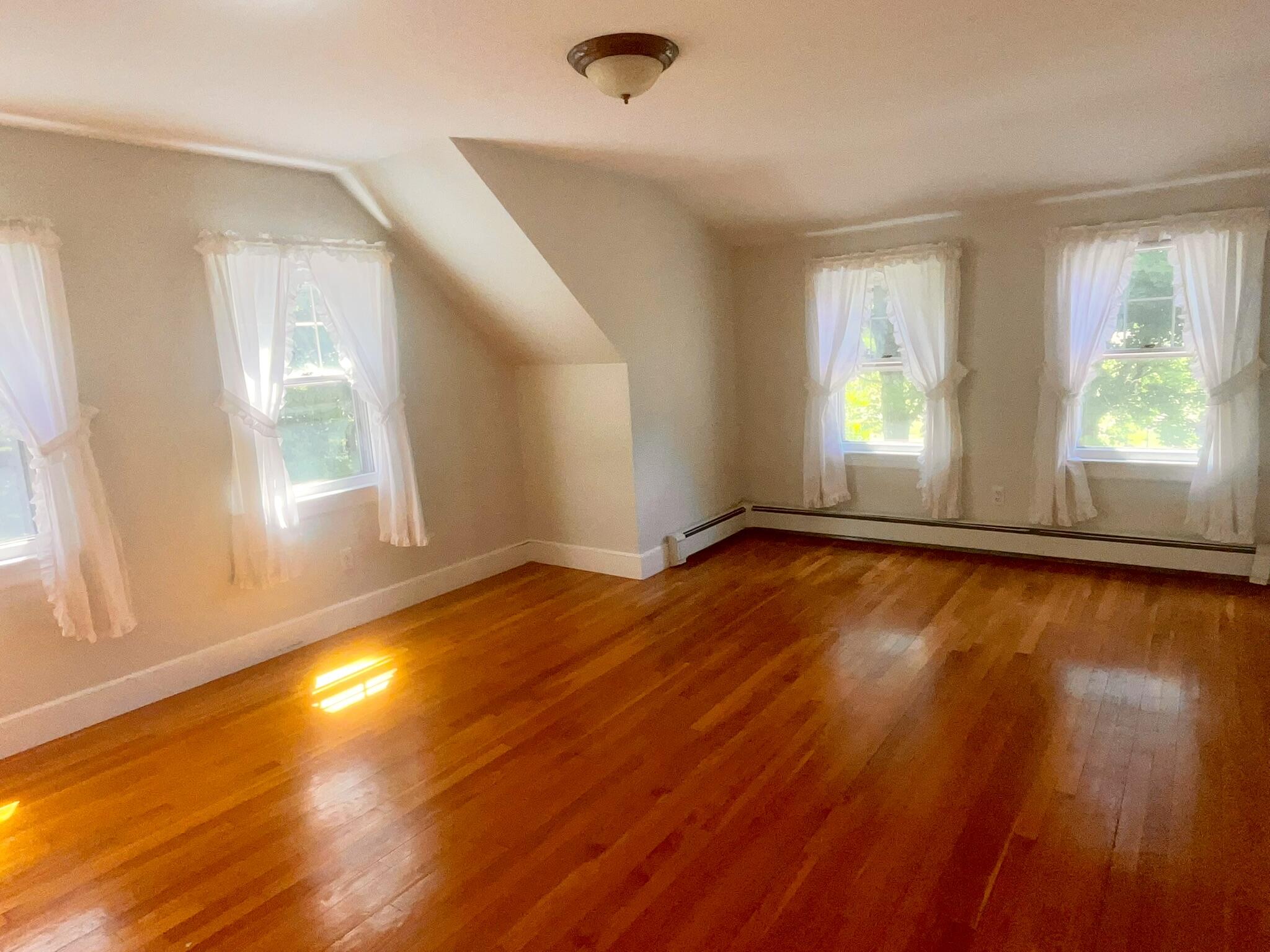 Primary bedroom with tons of light!