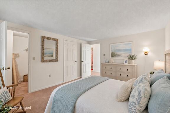 97 Flintlock Village Road, #2, Wells, ME 04090 Bedroom to Bath- Virtually Staged