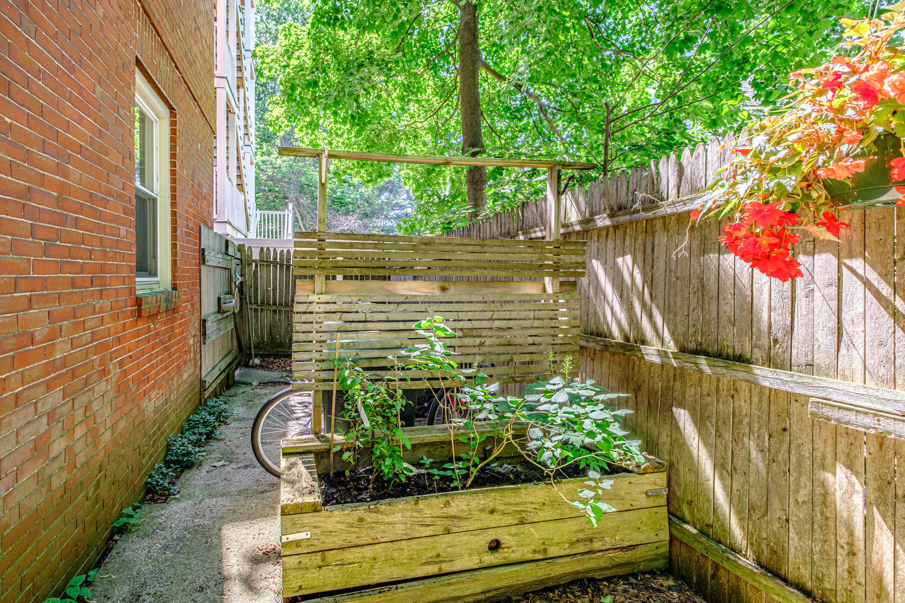 65 Sherman Street, #3, Portland, ME 04101 Private, enclosed common area patio