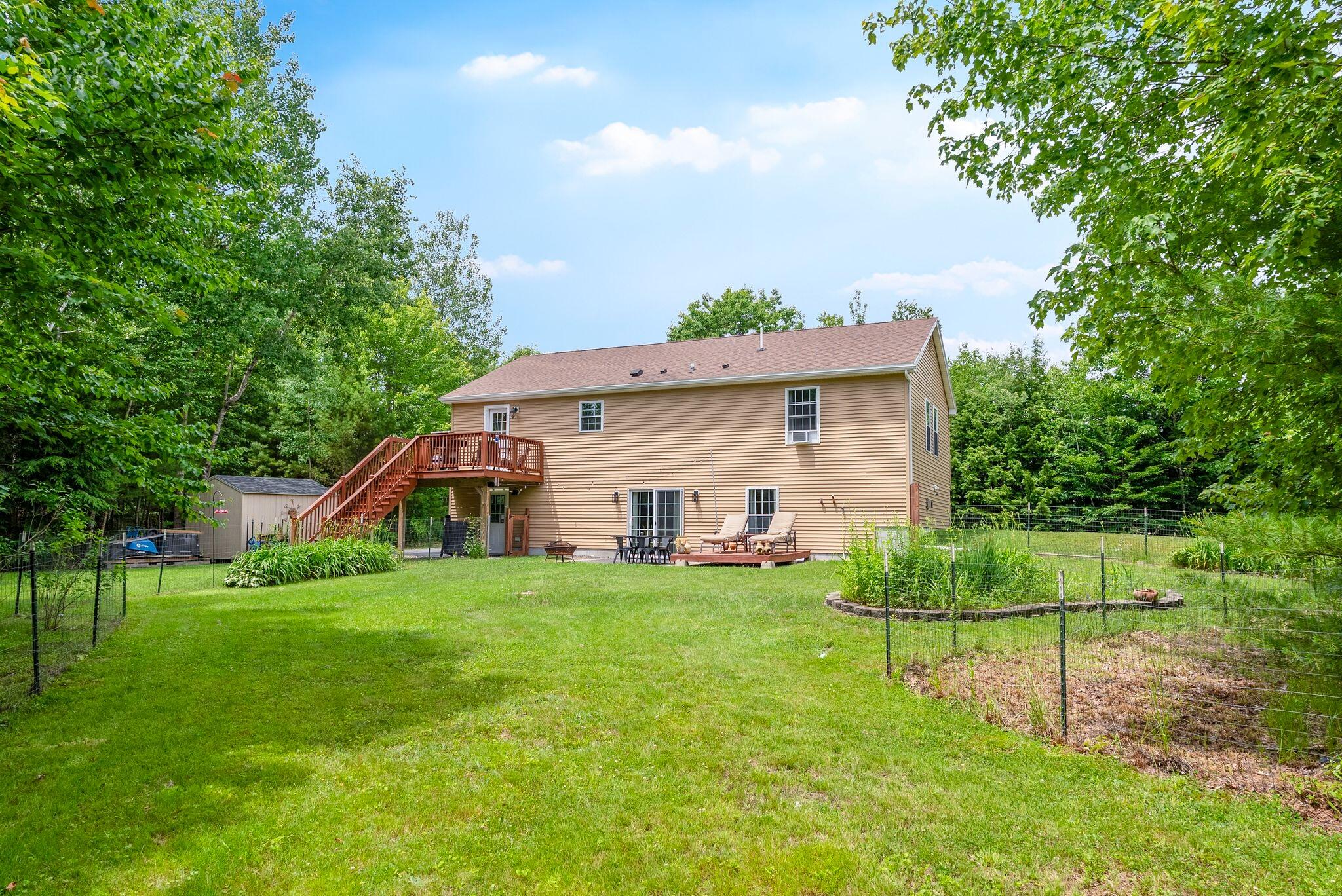 Lots of private back yard space