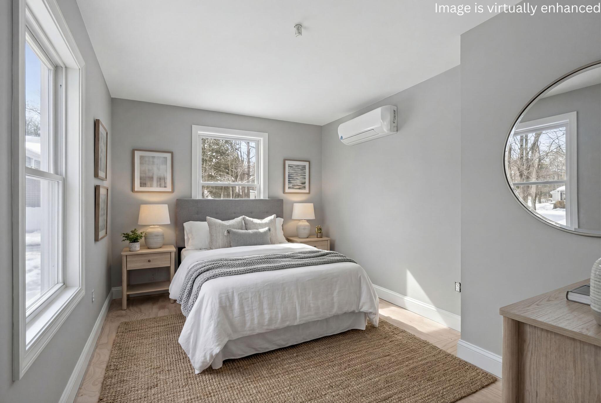 Unit 2 Bedroom Virtually Staged