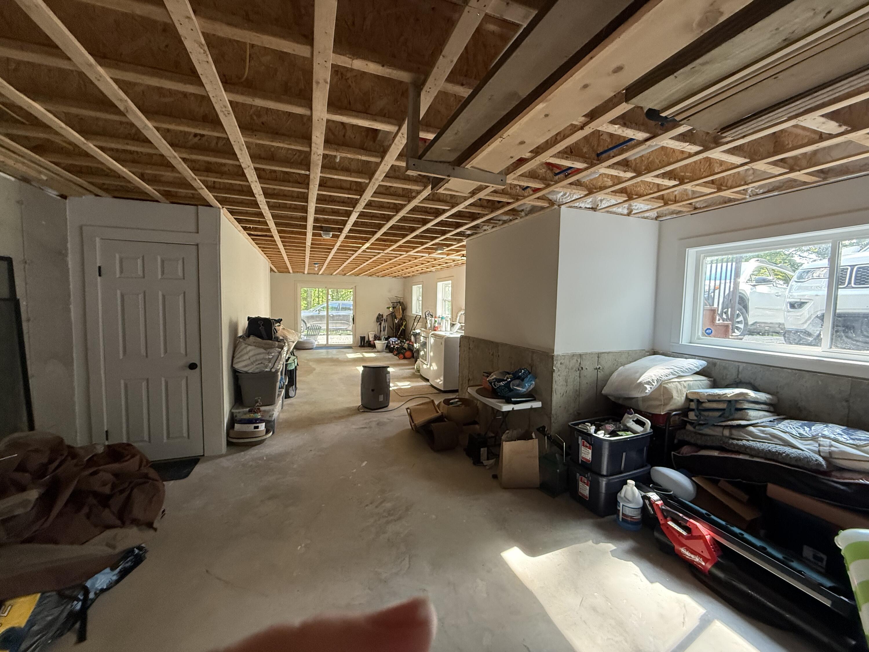 23 Griffin Street, Northport, ME 04849 Partially finished full daylight basement awaits your vision.