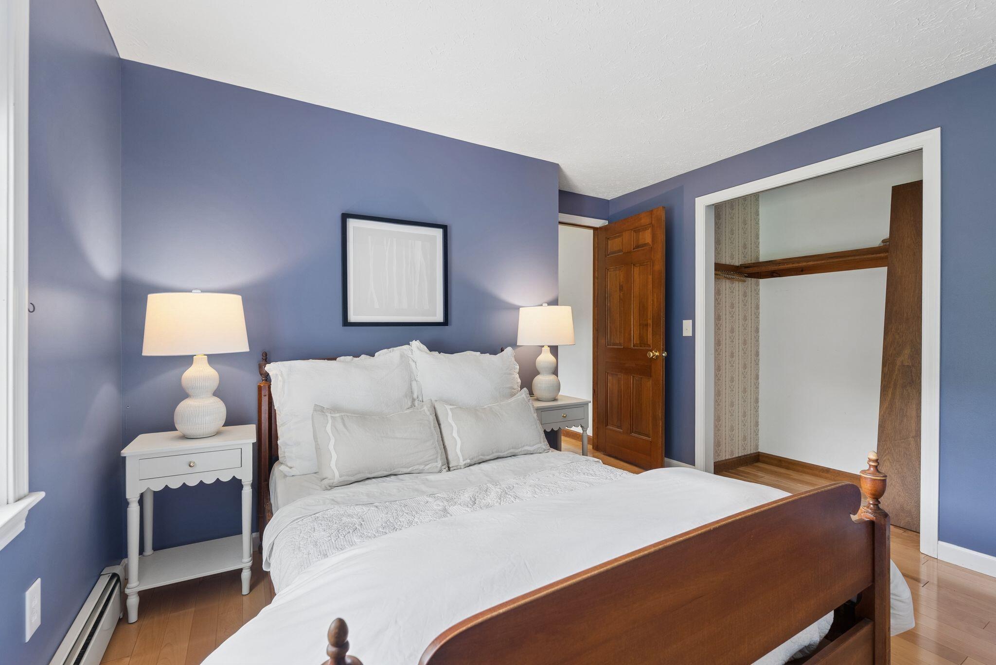 155 Ridge Road, Lisbon, ME 04252 The first bedroom is located on the same level as the living and kitchen space.