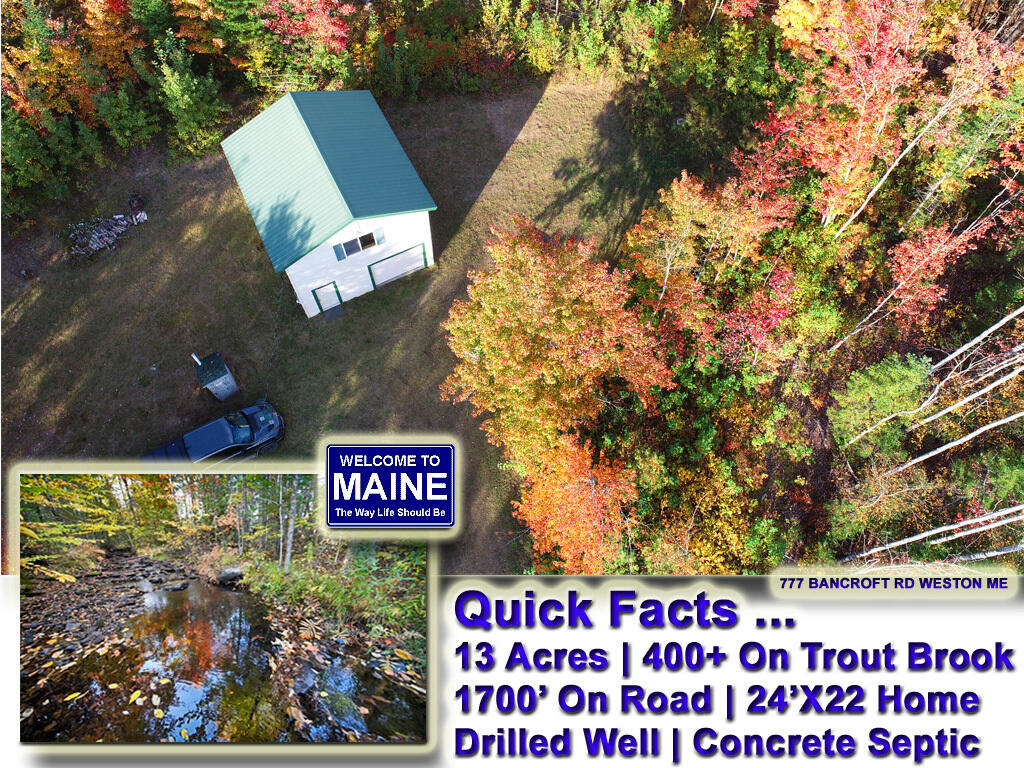 Photo of 777 Bancroft Road Weston ME 04424