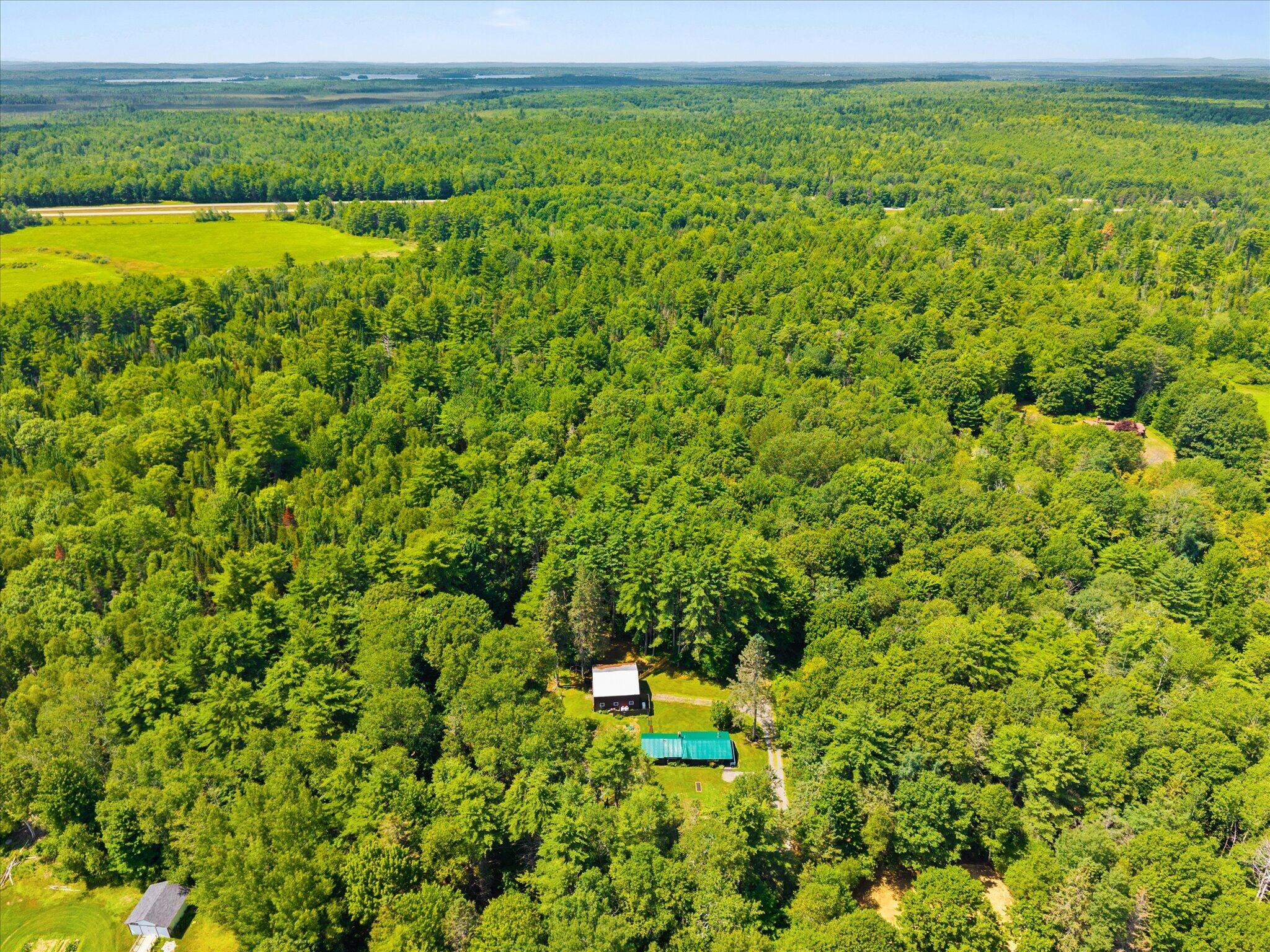 1002 Bennoch Road, Old Town, ME 04468 Aerial Overview...