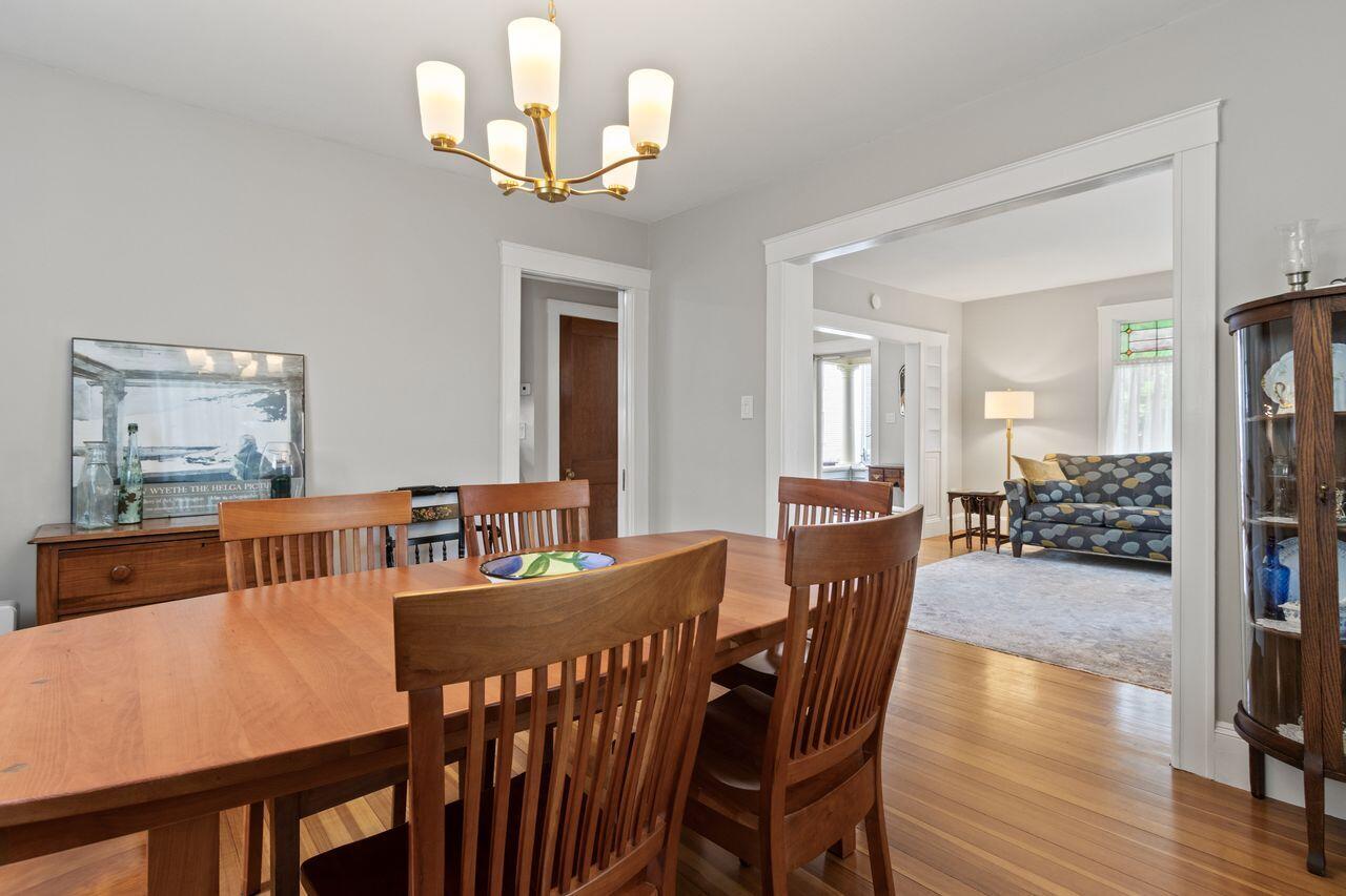 14 Holly Street, Portland, ME 04103 Dining Room is adjacent to Kitchen includes a sliding pocket door