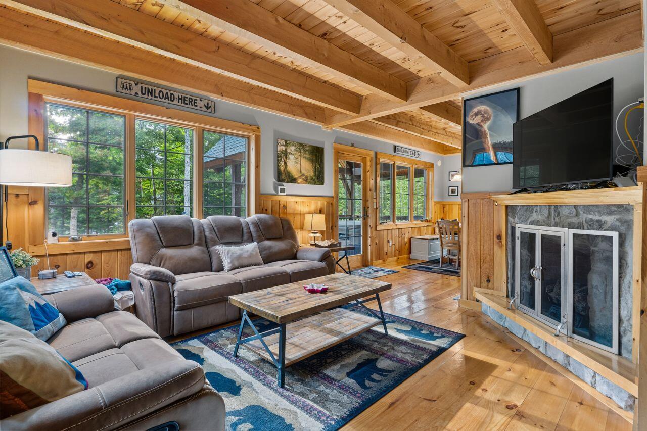 2016 Brook Falls Road, Carrabassett Valley, ME 04947 Living Room