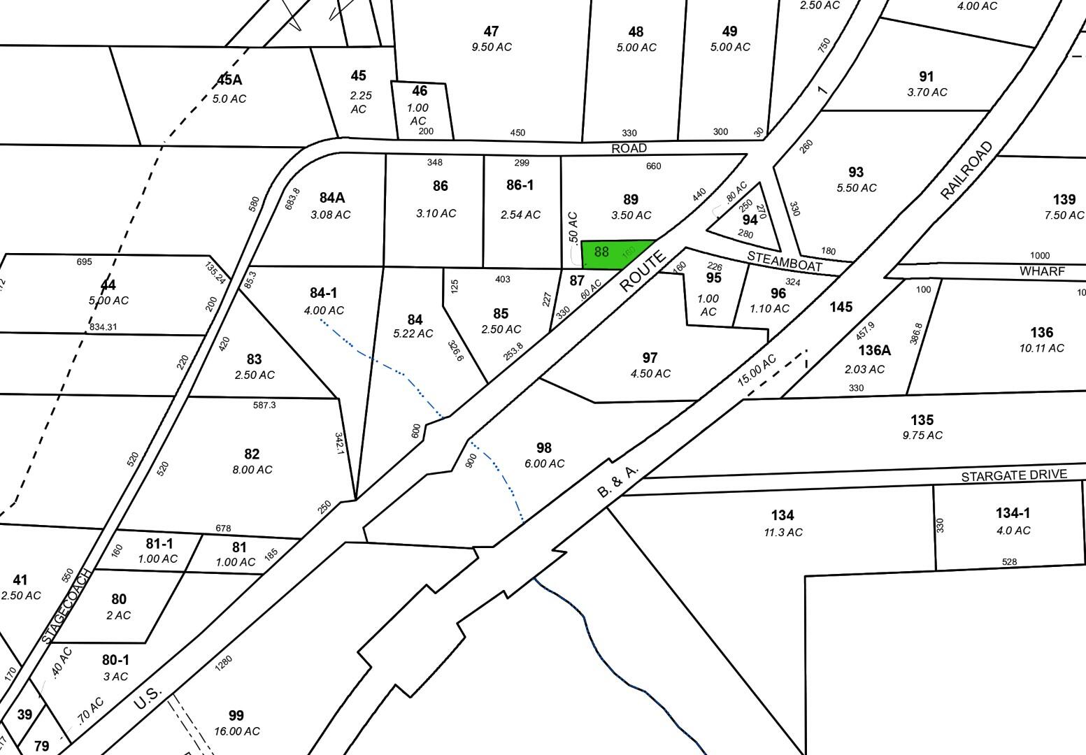 610 U.S. Route 1 Rt 1, Stockton Springs, ME 04981 610 US Rte 1 - Map_R-3 Lot 88 - c (Large