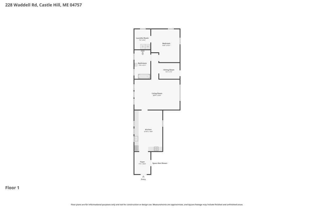 228 Waddell Road, Castle Hill, ME, 04757