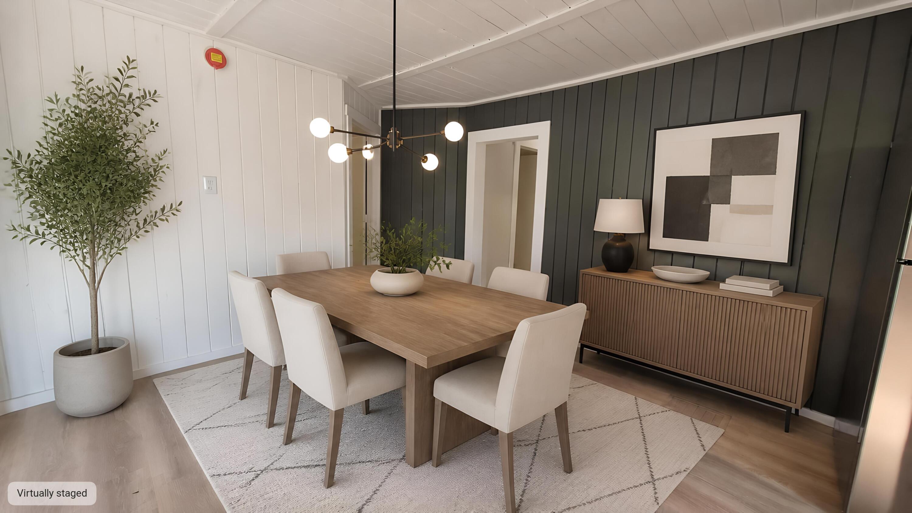 14 dining area staged