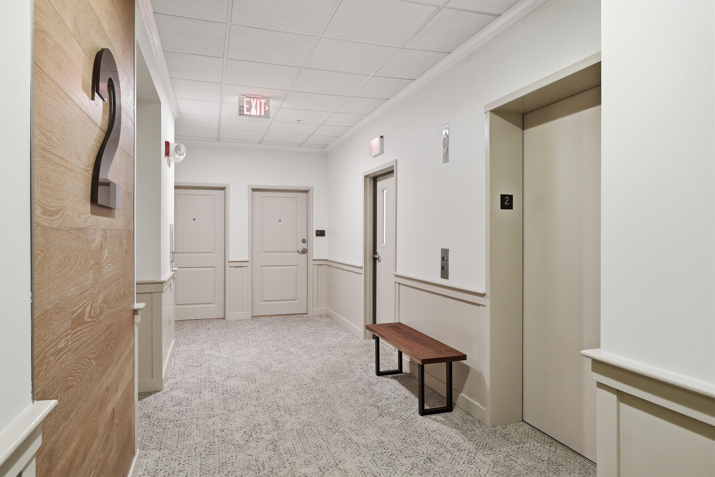 22 Hancock Street, #201, Portland, ME 04101 2nd Floor Hallway