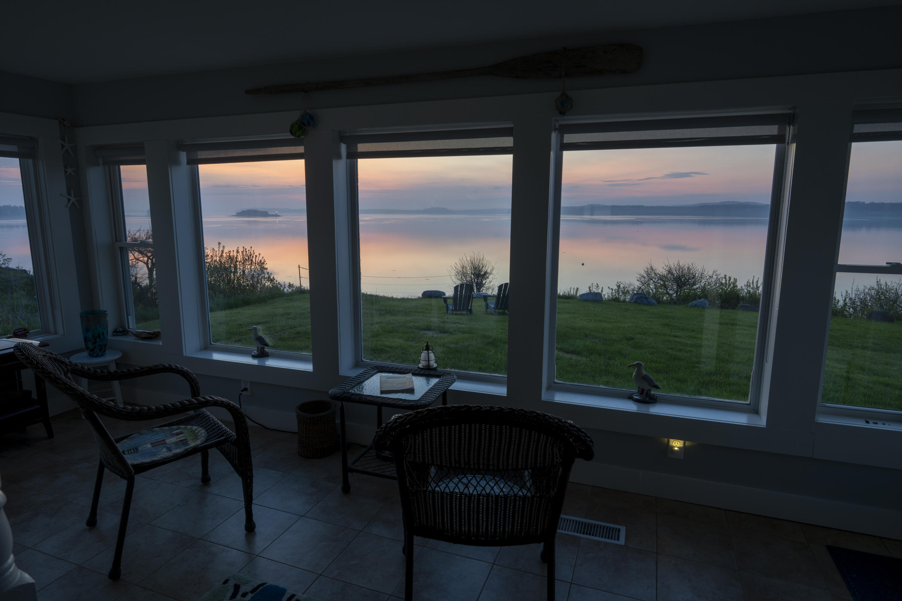 26 Madison Street, Eastport, ME 04631 Sunrise from sunroom