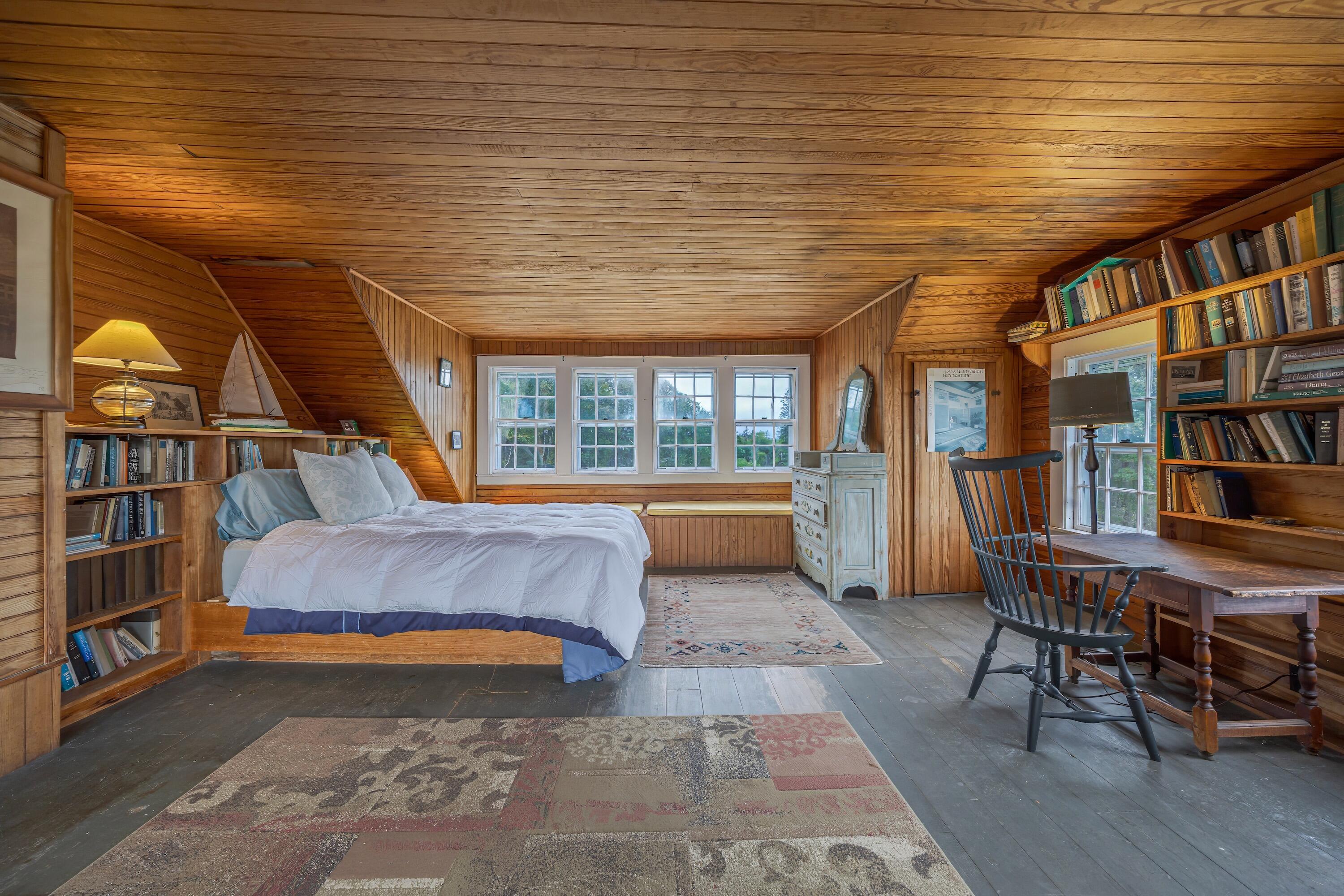 163 Back Road, Brooklin, ME 04616 upstairs primary bedroom (6)