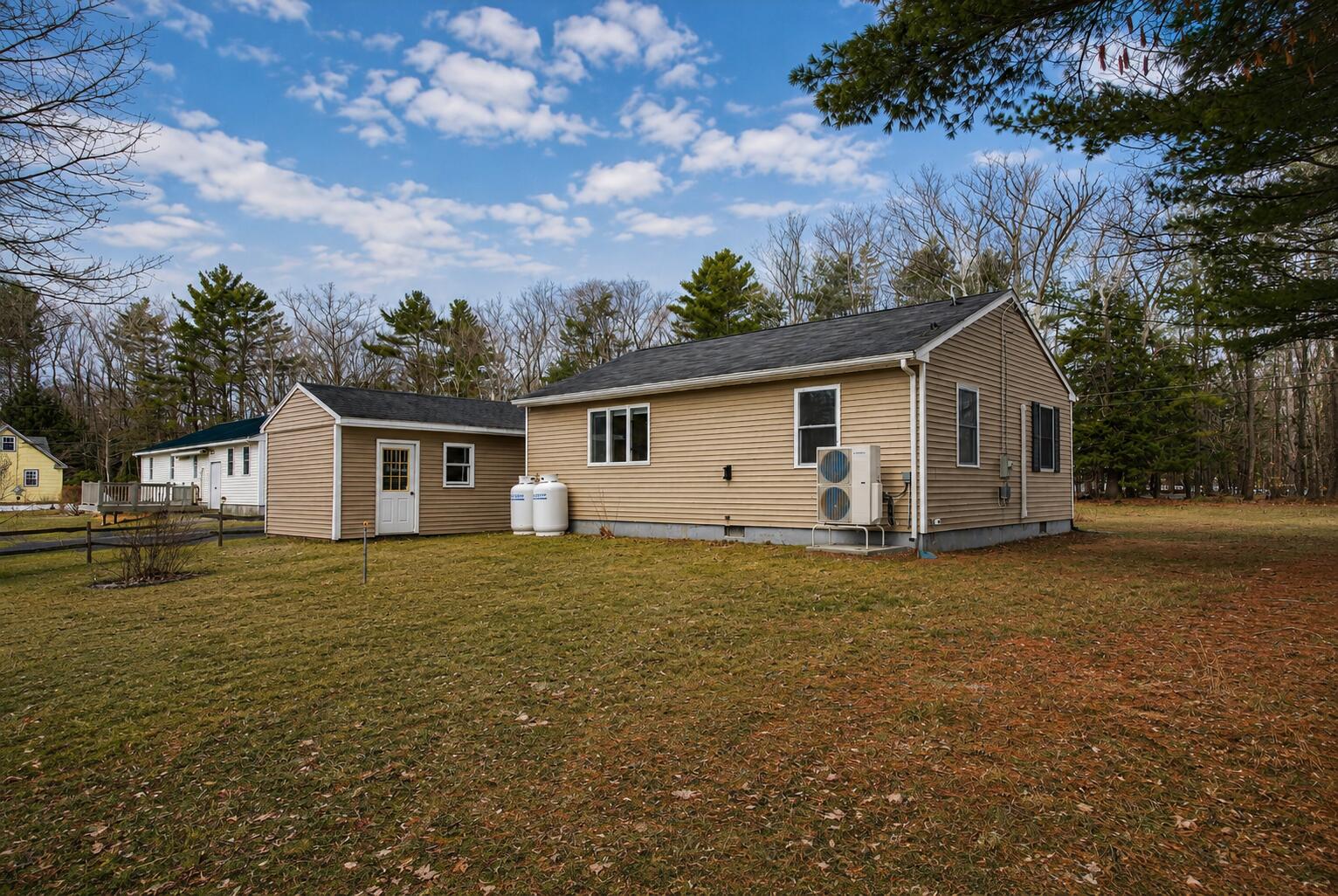 95 Baston Road, North Yarmouth, ME 04097 Spacious Backyard
