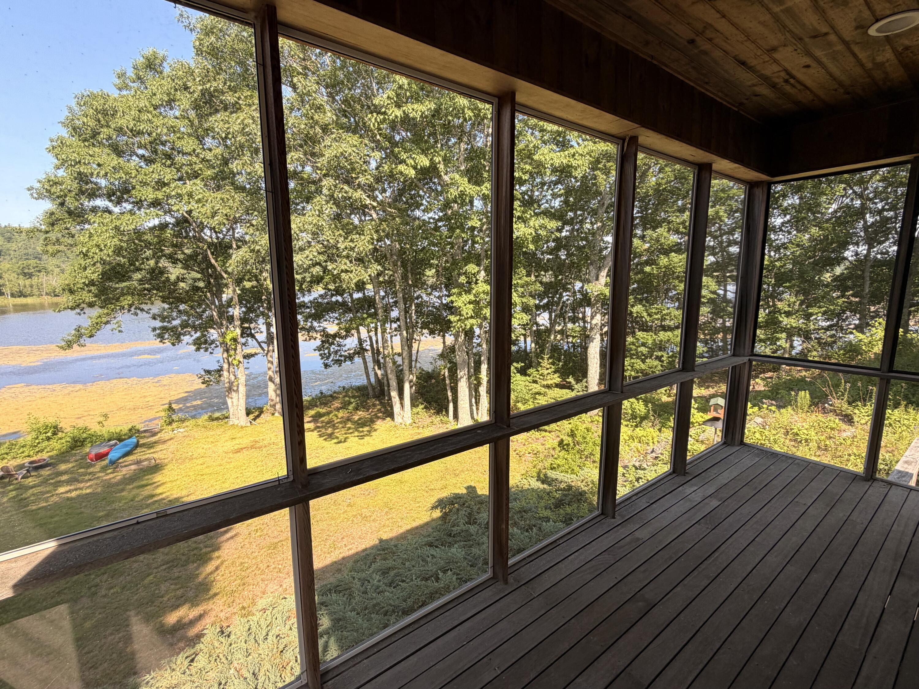 98 Bagaduce Lane, Sedgwick, ME 04676 Screened porch on upper level art studio/bonus space