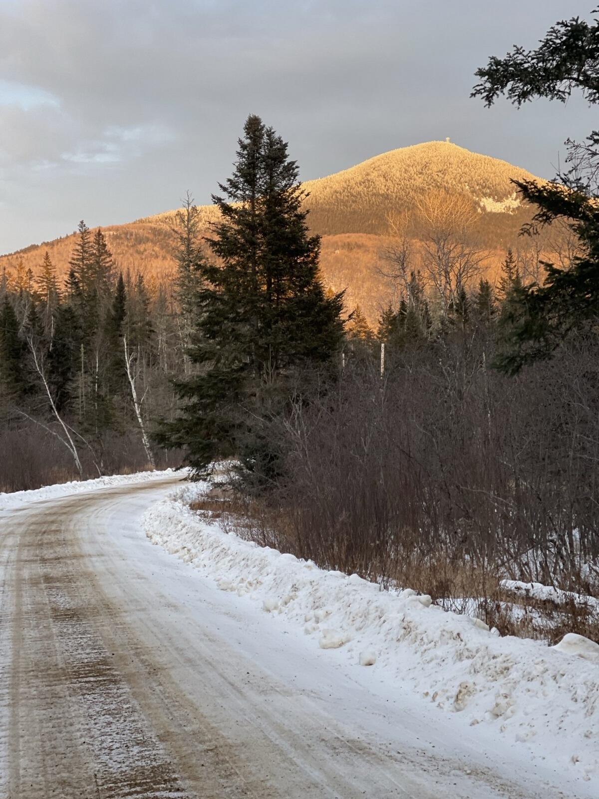 View from town-maintained Temple Road
