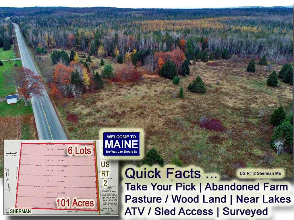 Lot 18 US RT 2 Highway, Sherman, ME, 04776