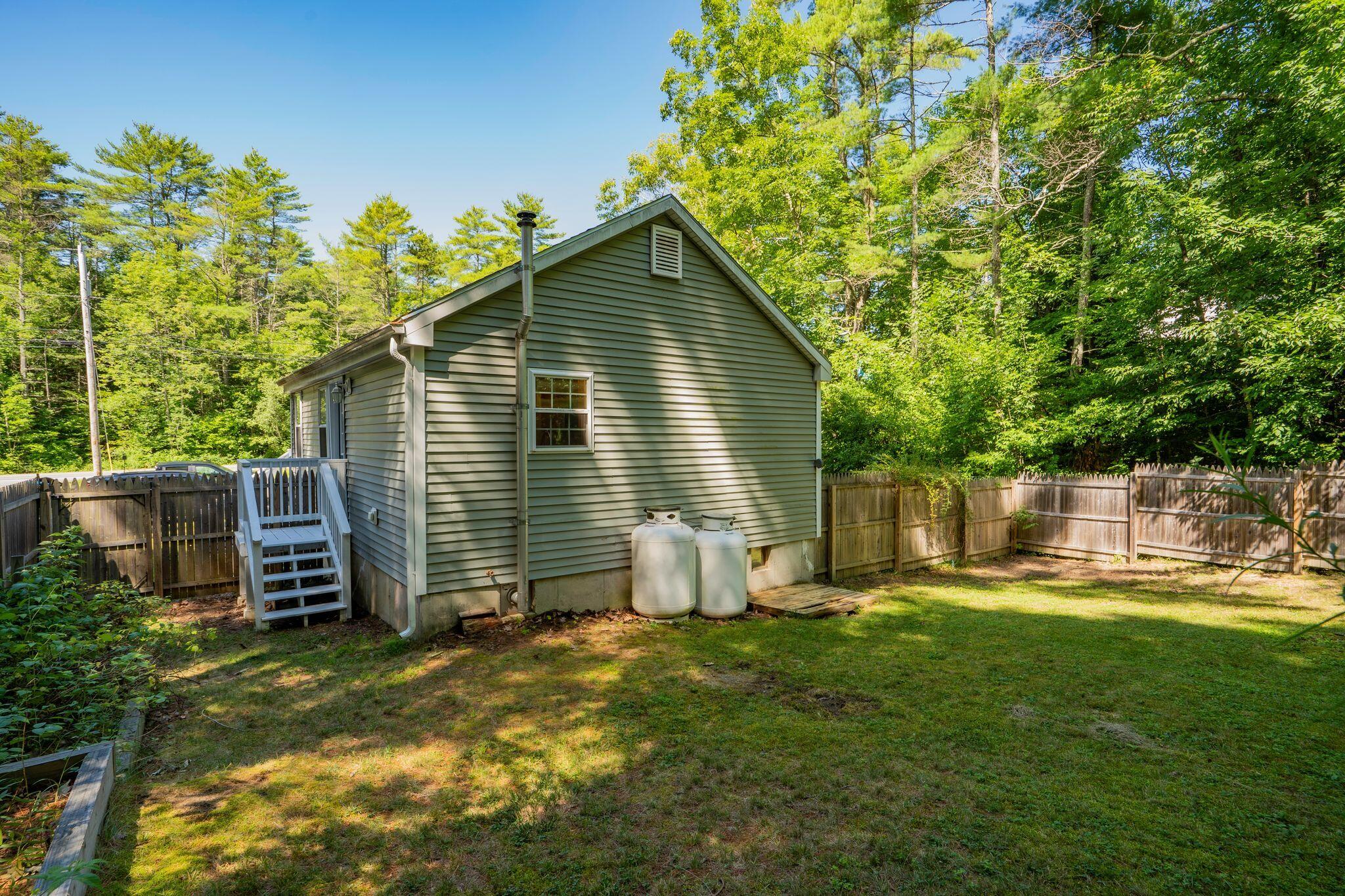 Fenced in Back Yard
