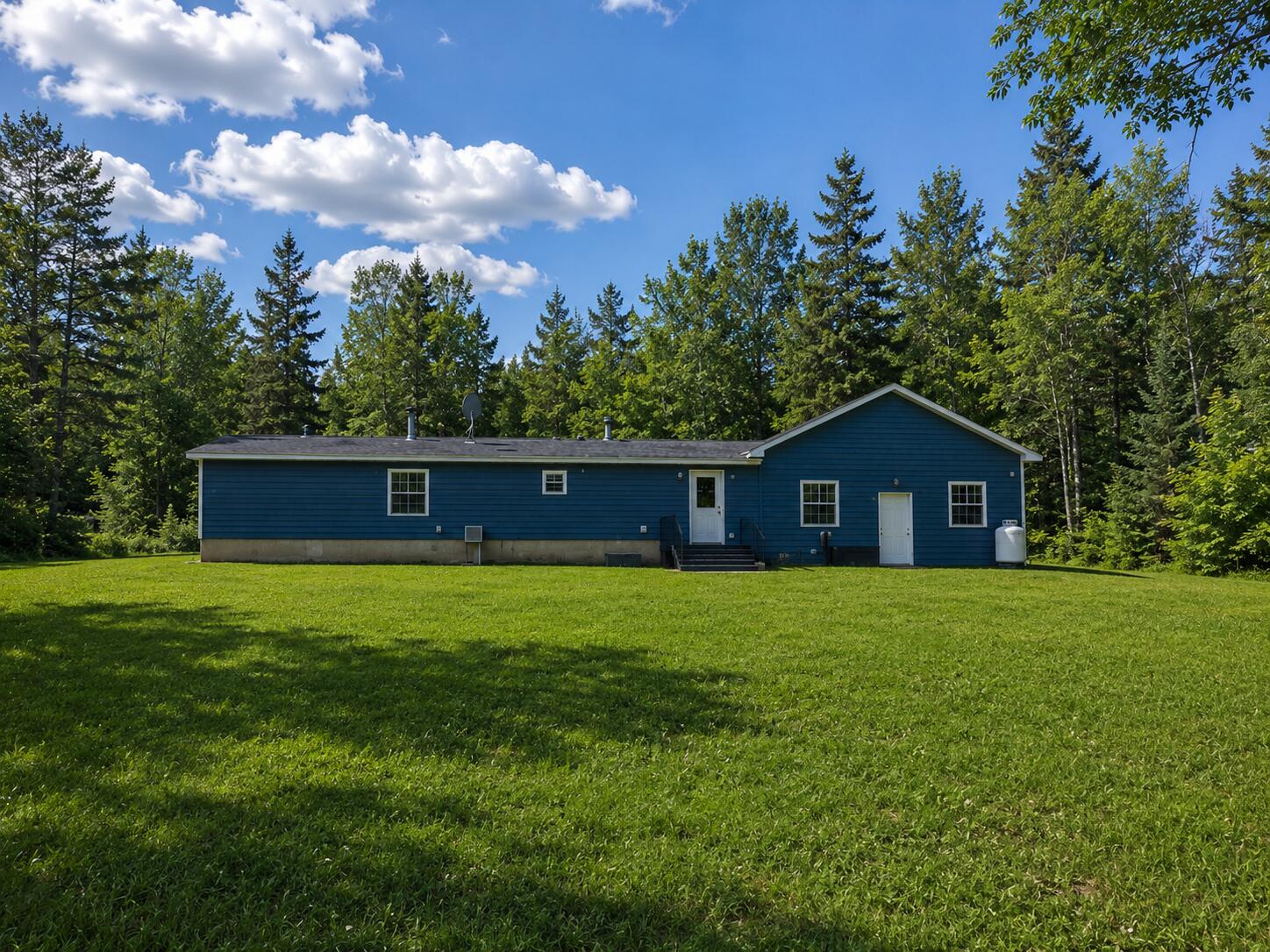 Large back yard