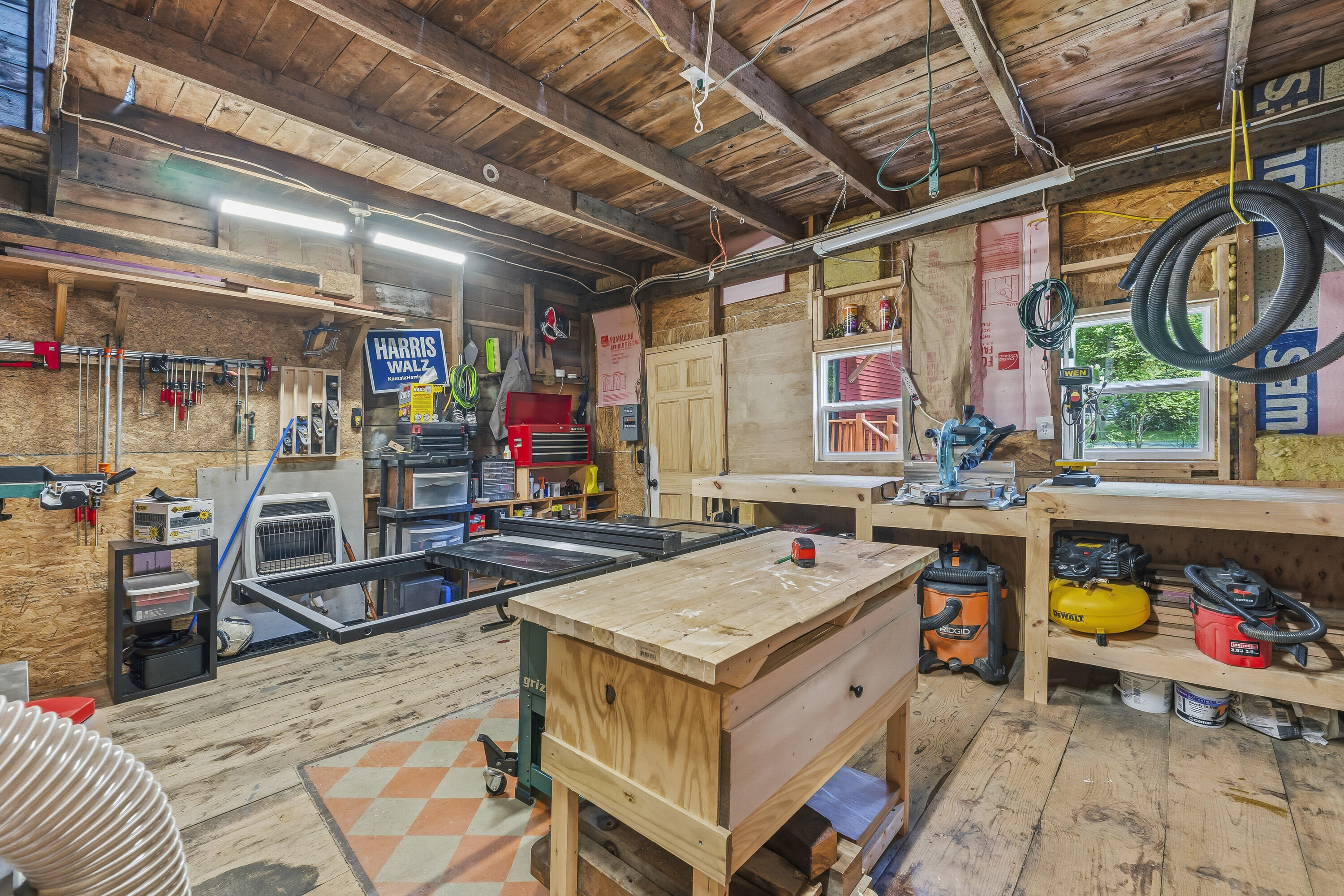 Heated workshop