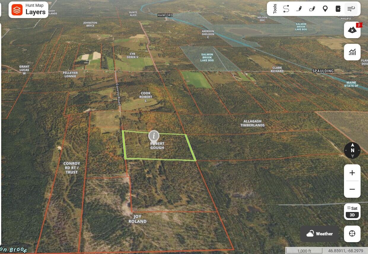 Map4Lot4B Off Conroy Road, Perham, ME, 04766