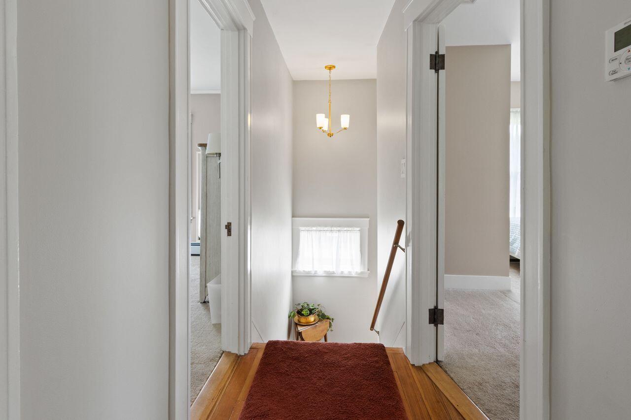 14 Holly Street, Portland, ME 04103 Center hallway from front stairwell to second floor