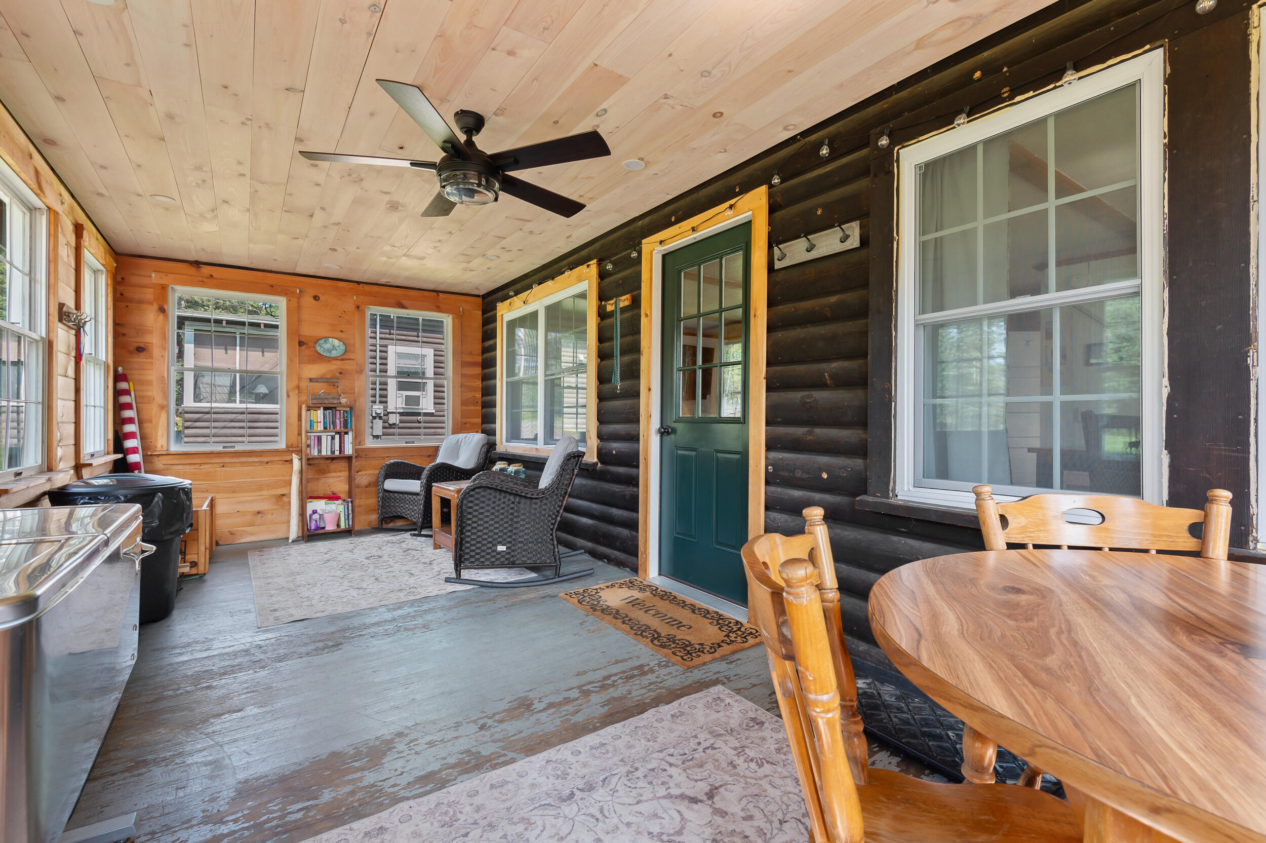 enclosed front porch