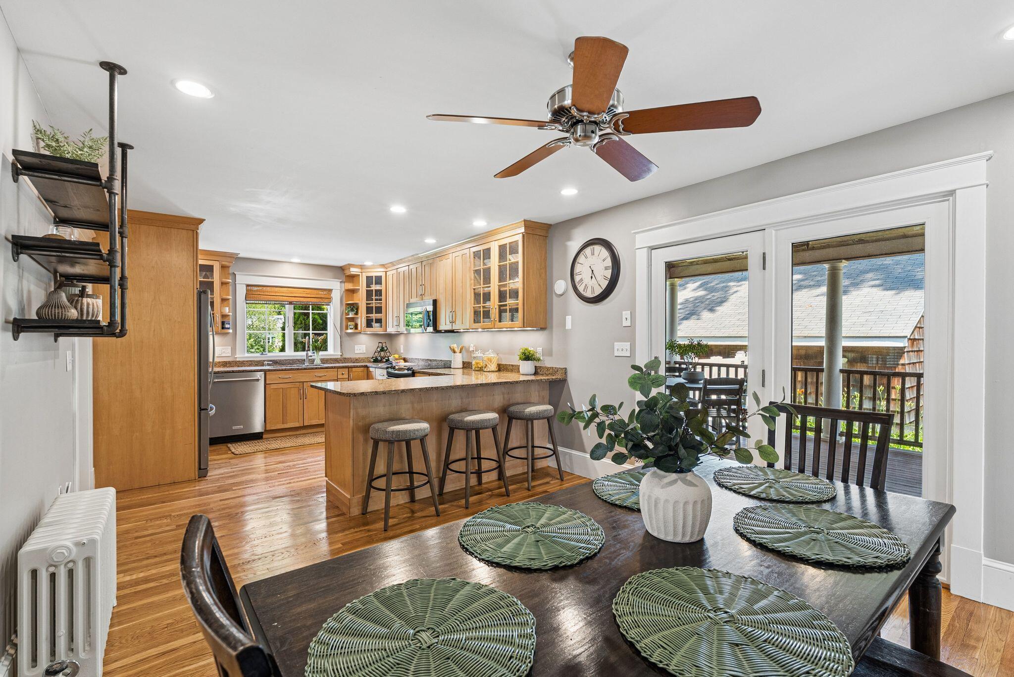 43 Pennsylvania Avenue, South Portland, ME 04106 Beautifully renovated open-concept kitchen.