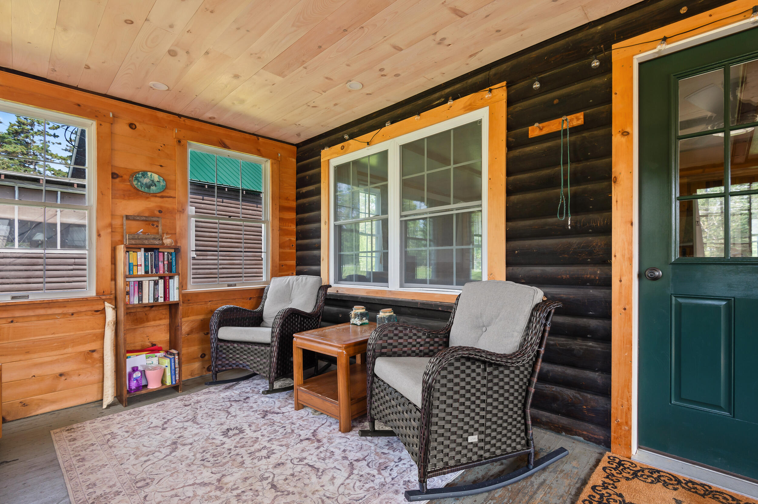 enclosed front porch