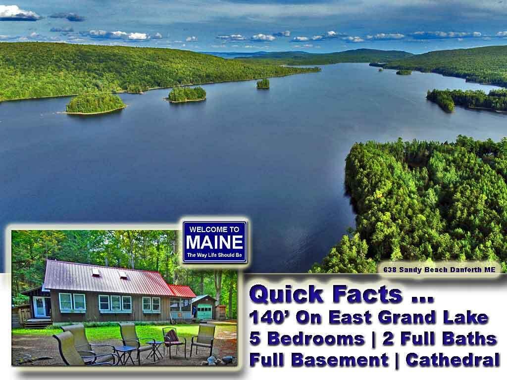 638 Sandy Beach Road, Danforth, ME, 04424