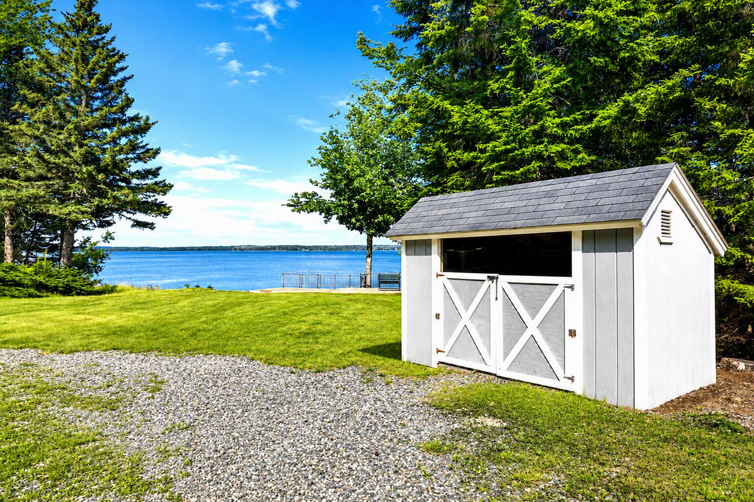 562 Rays Point Road, Milbridge, ME 04658 Wood shed