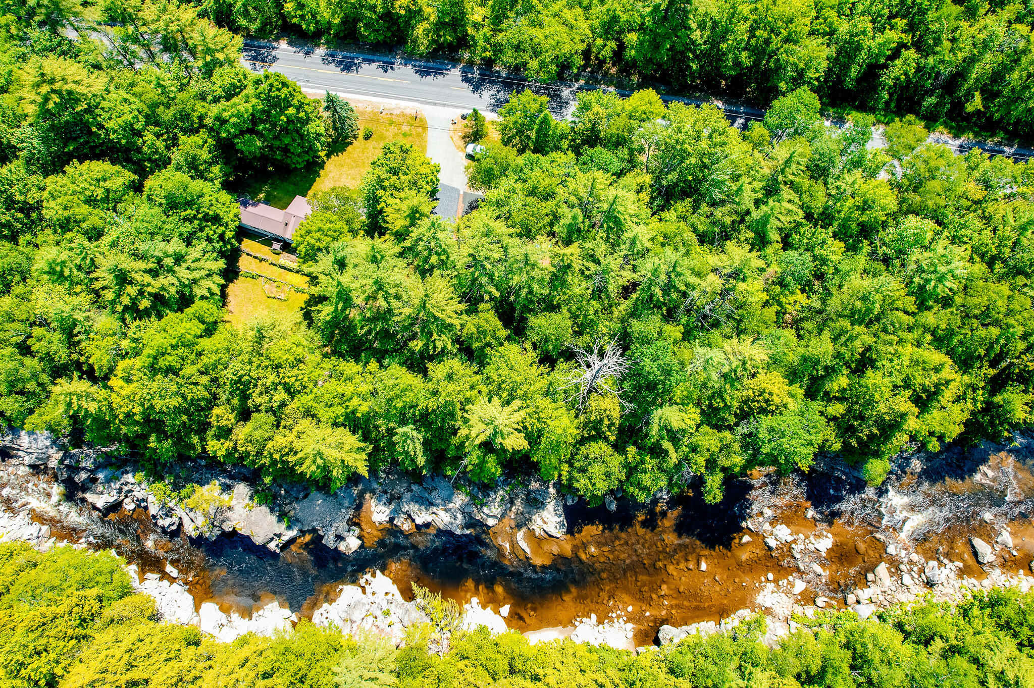 1574 Roxbury Road, Roxbury, ME 04275 Aerial View of Property + Surroundings