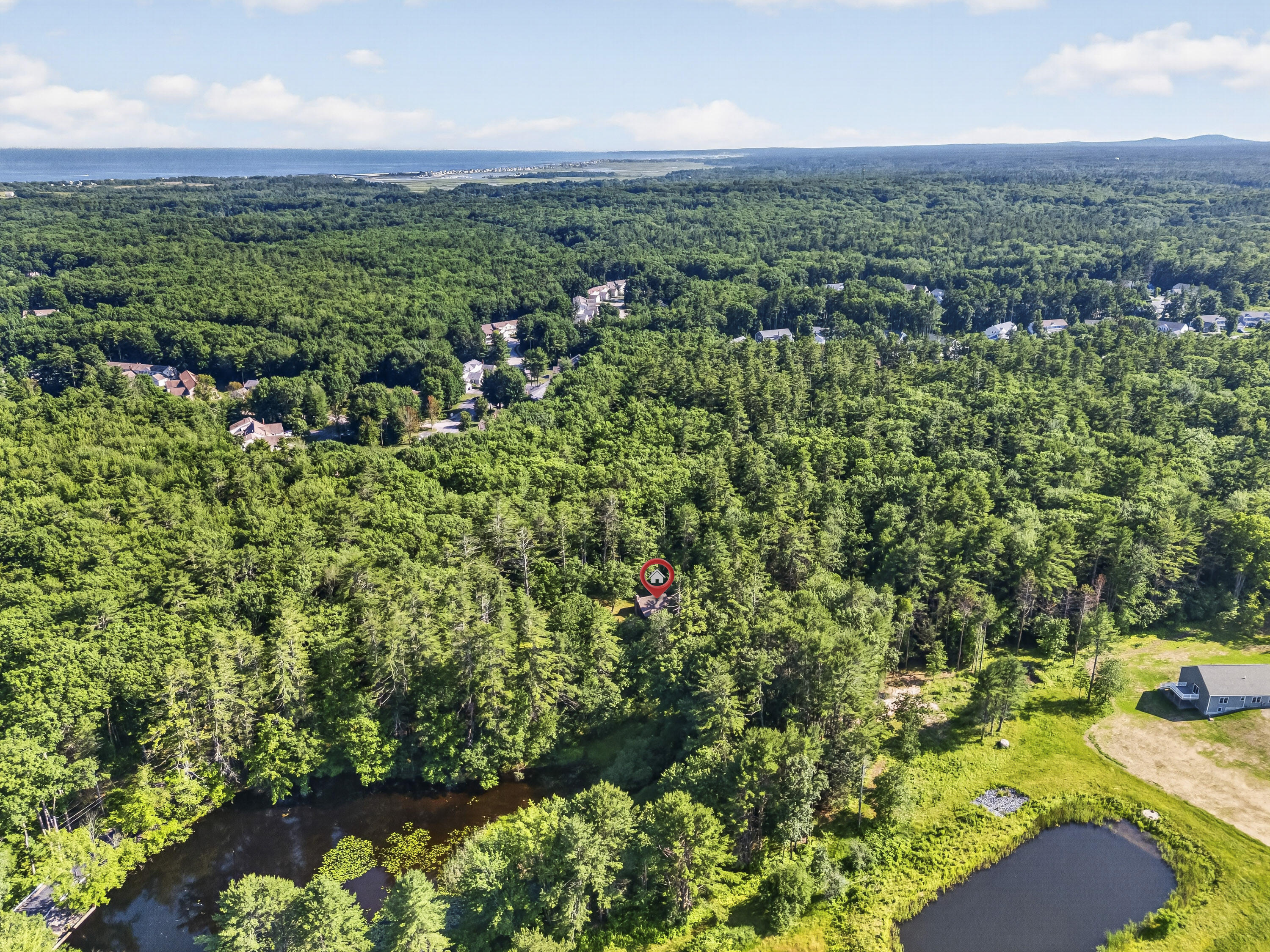 101 Willow Way, Wells, ME 04090 Aerial Towards Wells